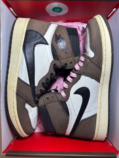 Travis Scott × Nike Air Jordan 1 Retro High OG TS SP "Sail/Dark Mocha"