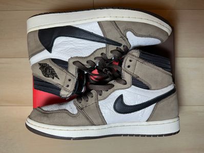 Travis Scott × Nike Air Jordan 1 Retro High OG TS SP "Sail/Dark Mocha"