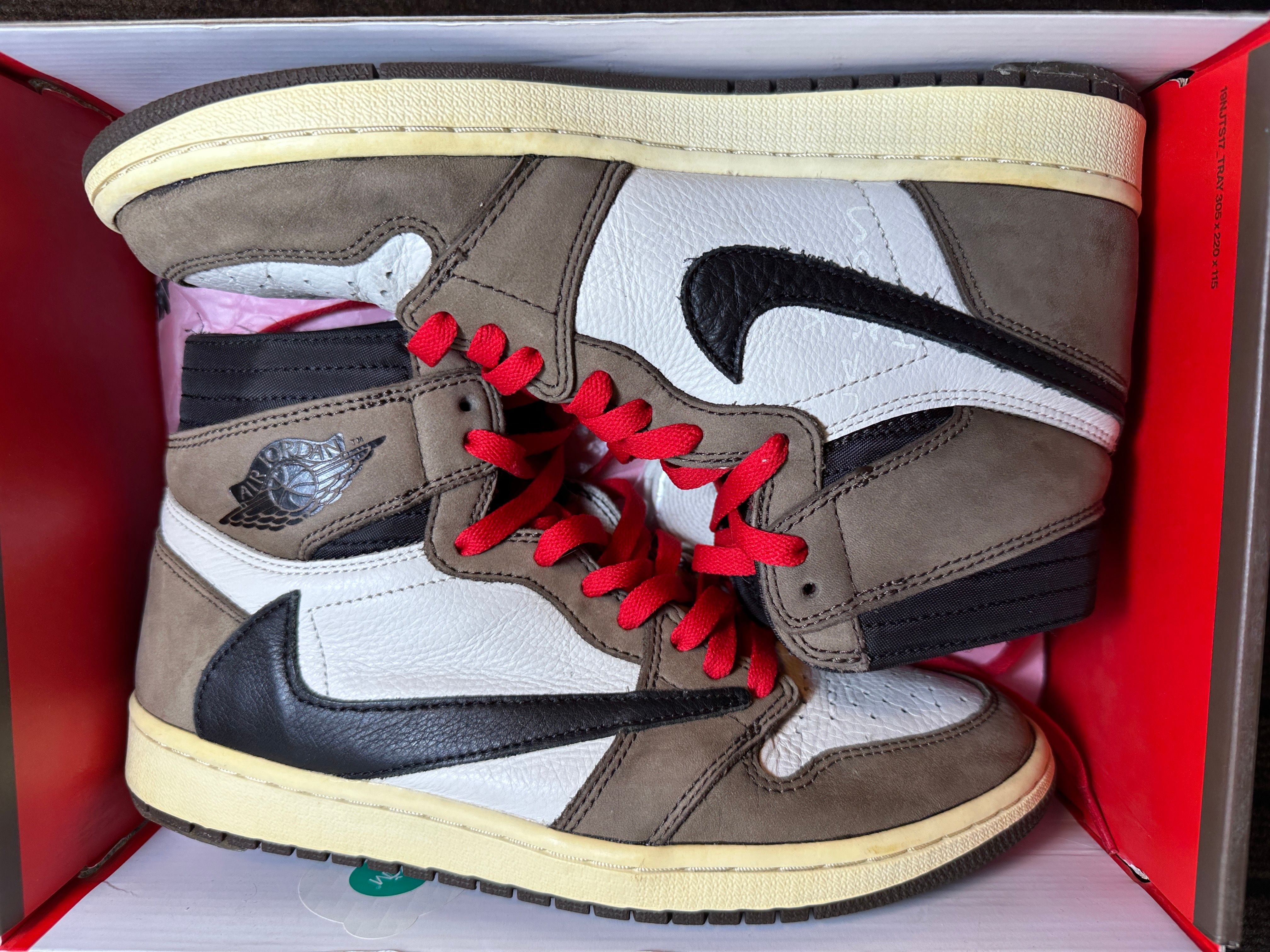Travis Scott × Nike Air Jordan 1 Retro High OG TS SP "Sail/Dark Mocha"