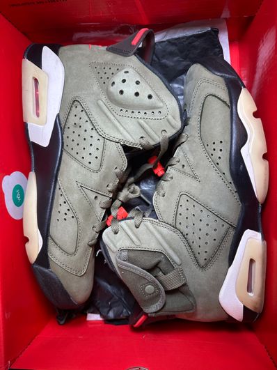 Travis Scott × Nike Air Jordan 6 Retro "Medium Olive"