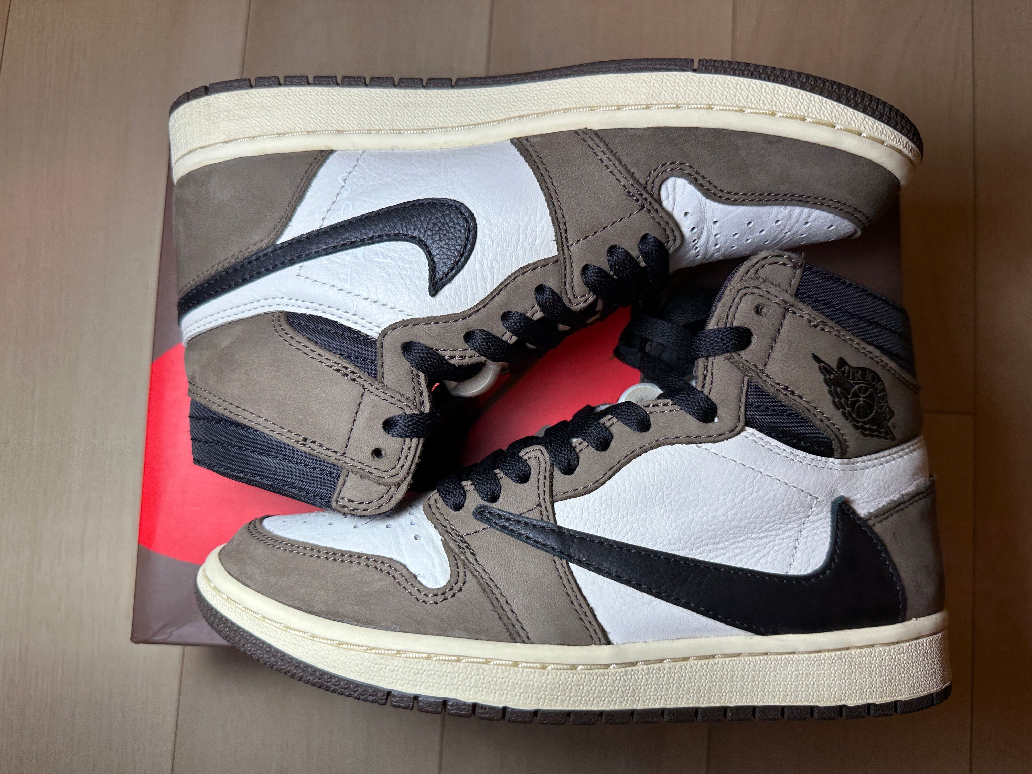 Travis Scott × Nike Air Jordan 1 Retro High OG TS SP "Sail/Dark Mocha"