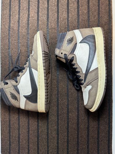 Travis Scott × Nike Air Jordan 1 Retro High OG TS SP "Sail/Dark Mocha"