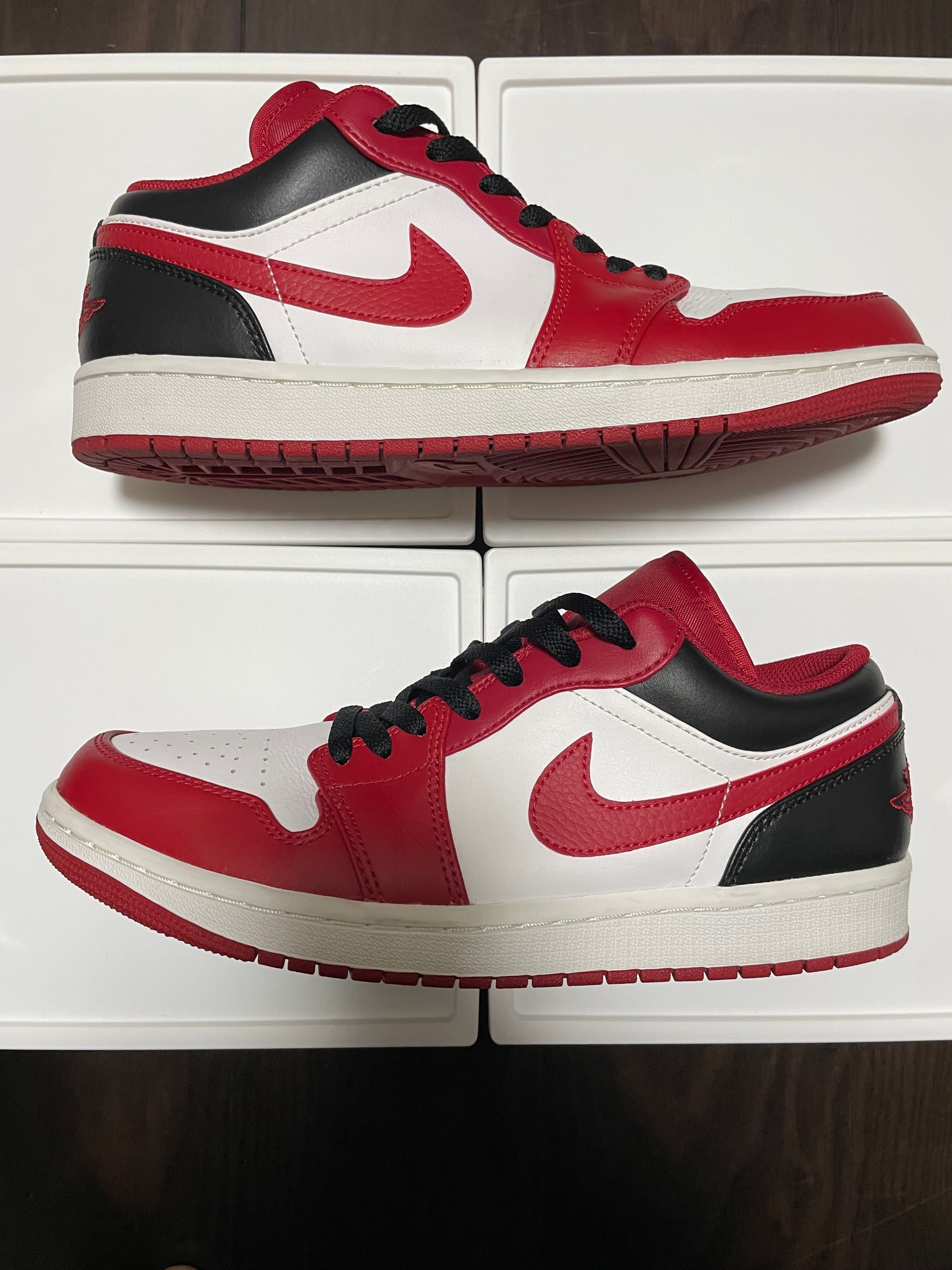 Nike Air Jordan 1 Low "White/Gym Red/Black"