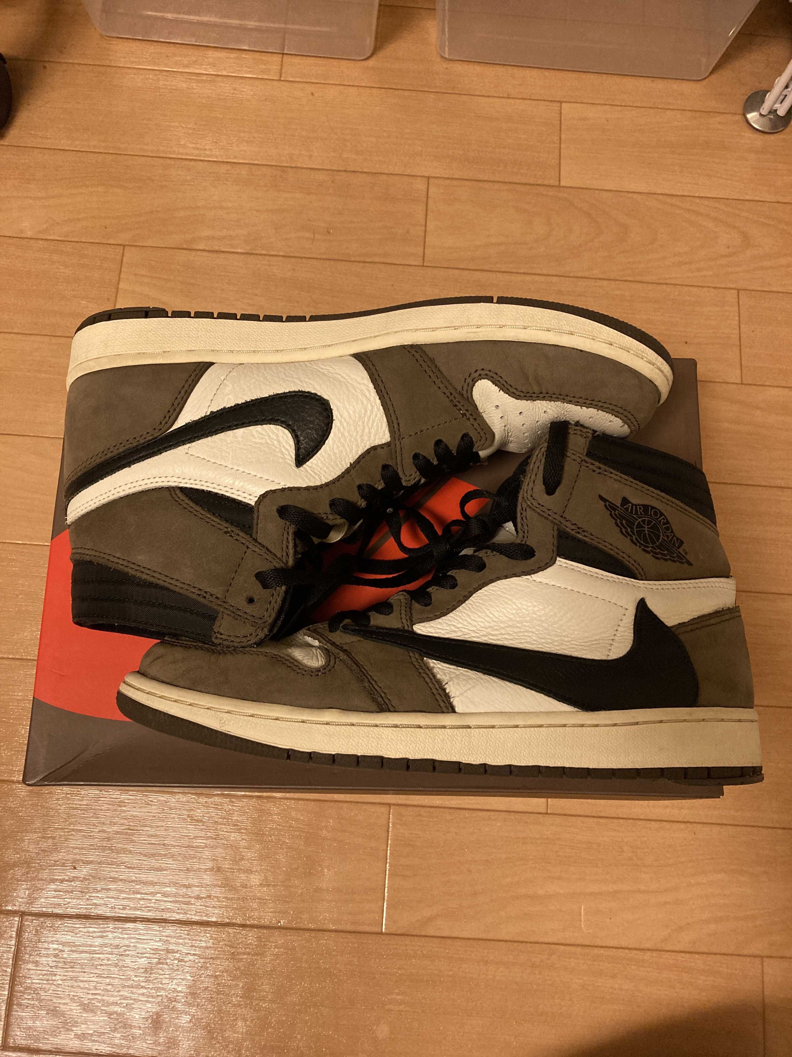 Travis Scott × Nike Air Jordan 1 Retro High OG TS SP "Sail/Dark Mocha"