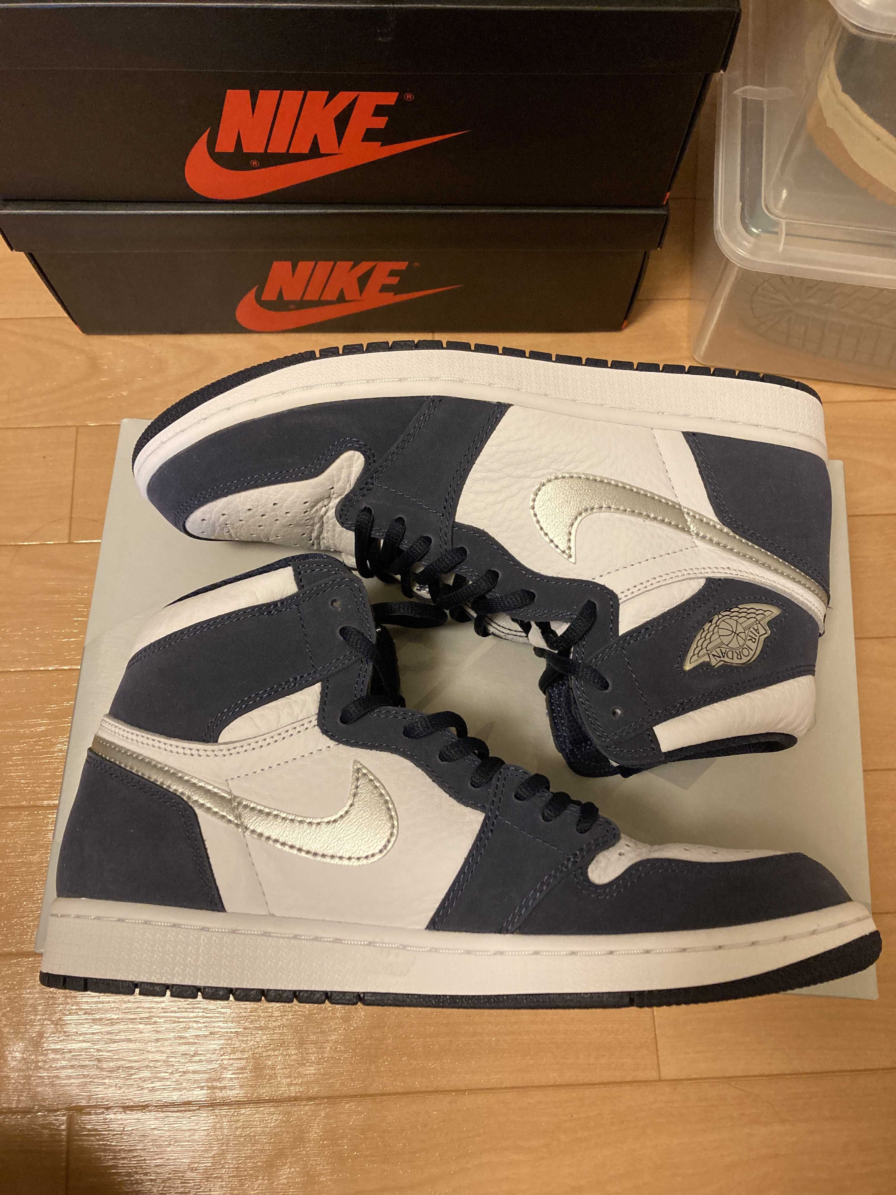Nike Air Jordan 1 High OG CO.JP "White/Midnight Navy" (2020)(ブリーフケースなし)