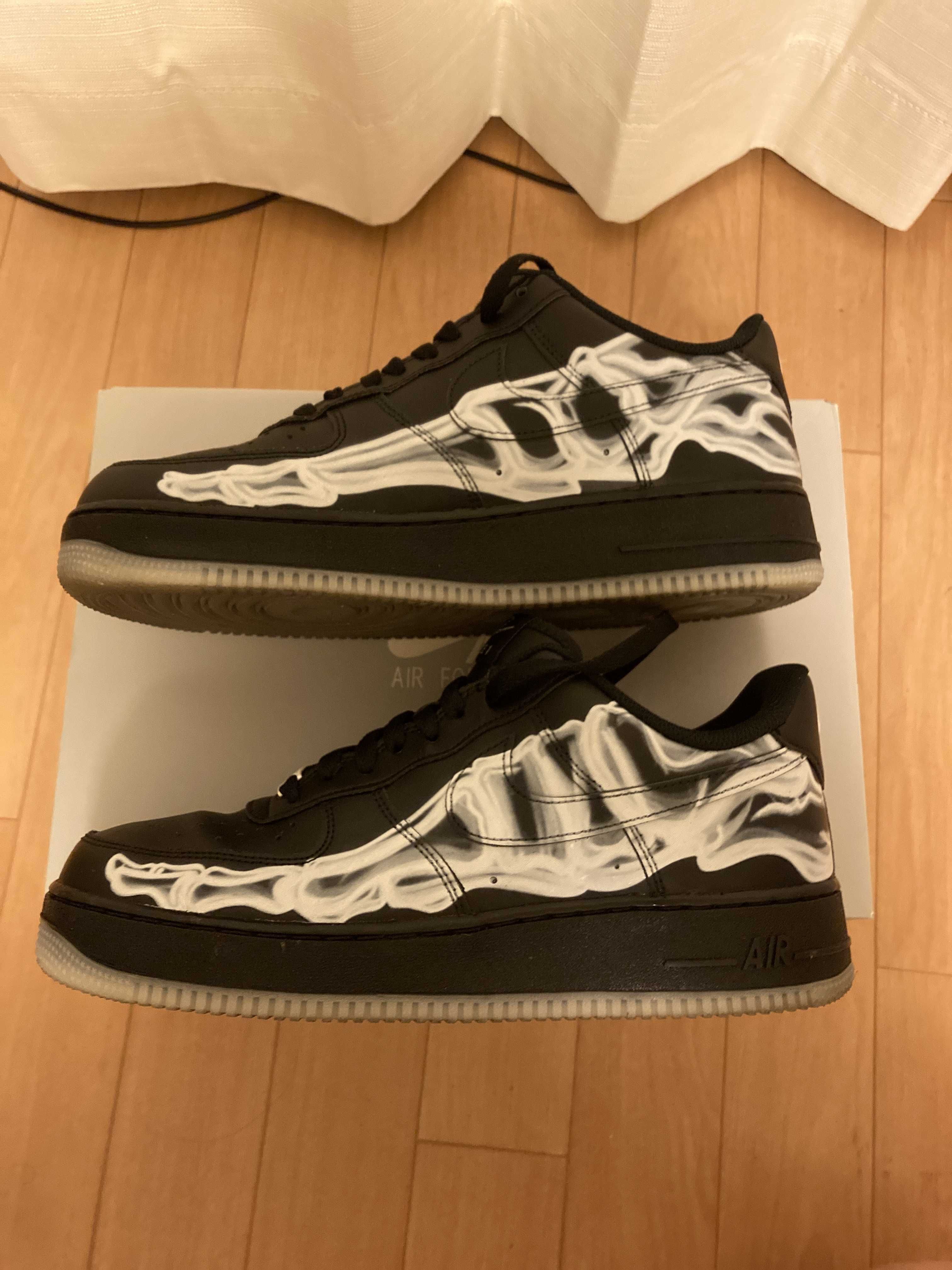Nike Air Force 1 Low "Black Skeleton"