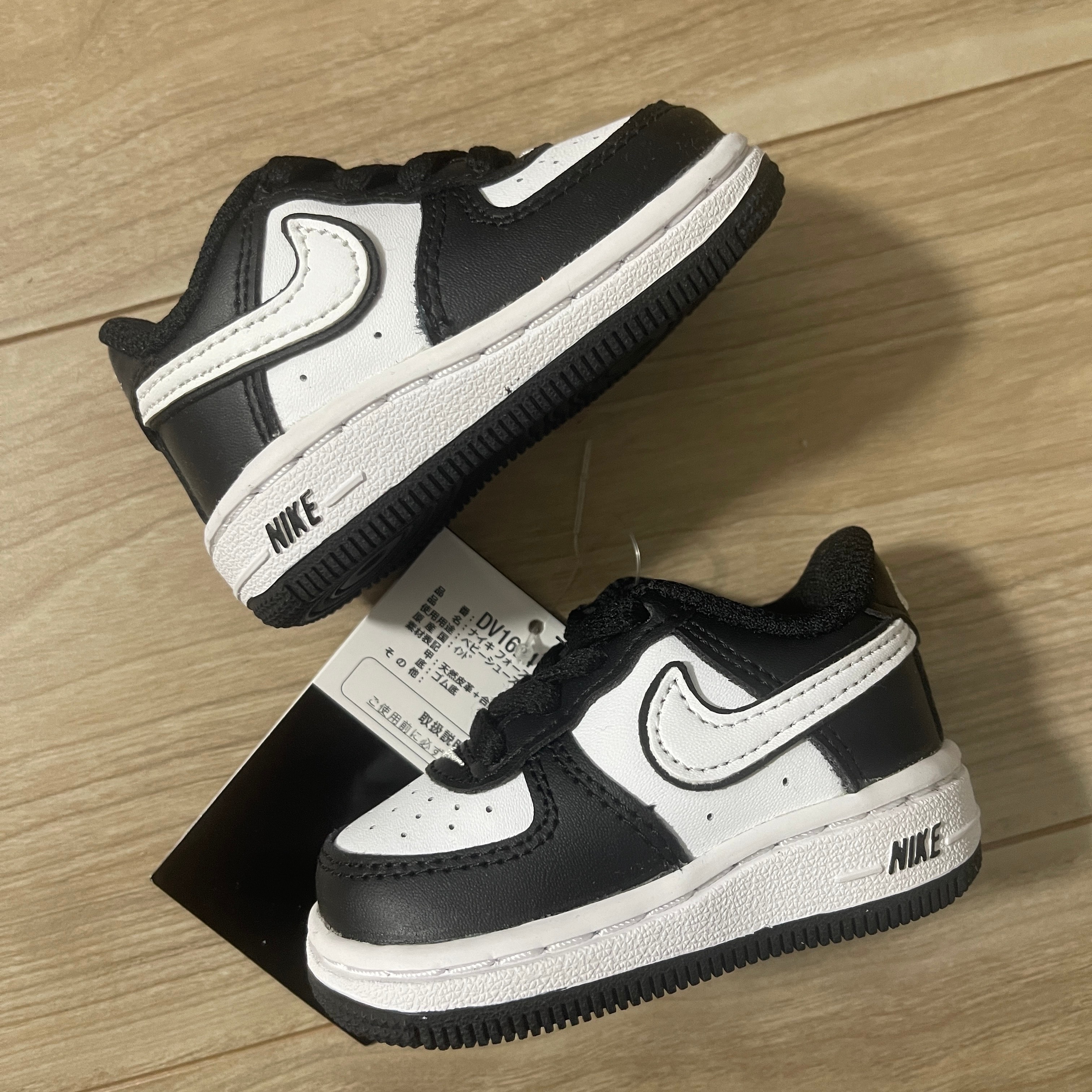 Nike TD Air Force 1 Low LV8 2 "Black/White"