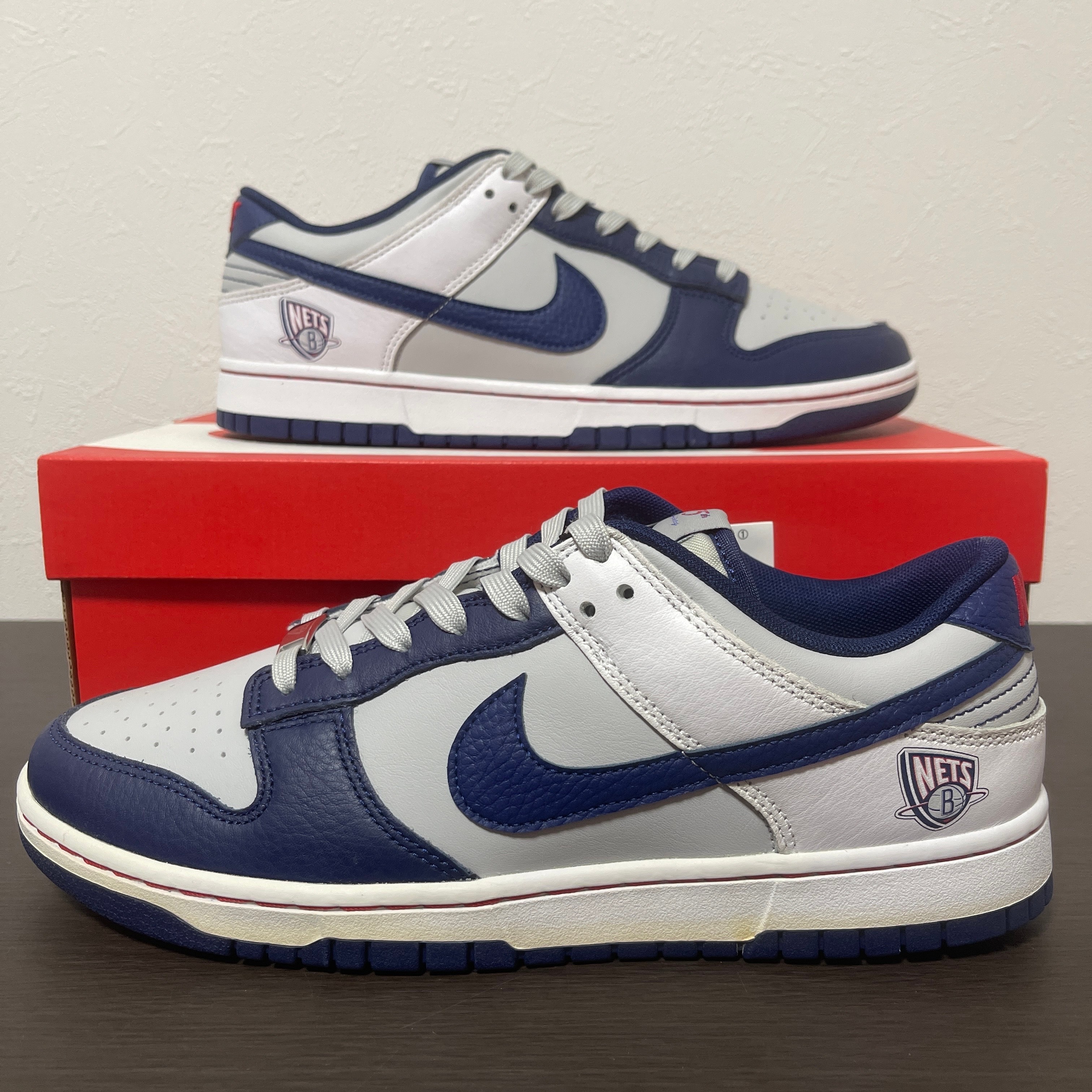 NBA × Nike Dunk Low EMB 75th Anniversary "Nets"