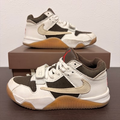 Travis Scott × Nike PS Jordan Jumpman Jack TR "Sail and Dark Mocha"