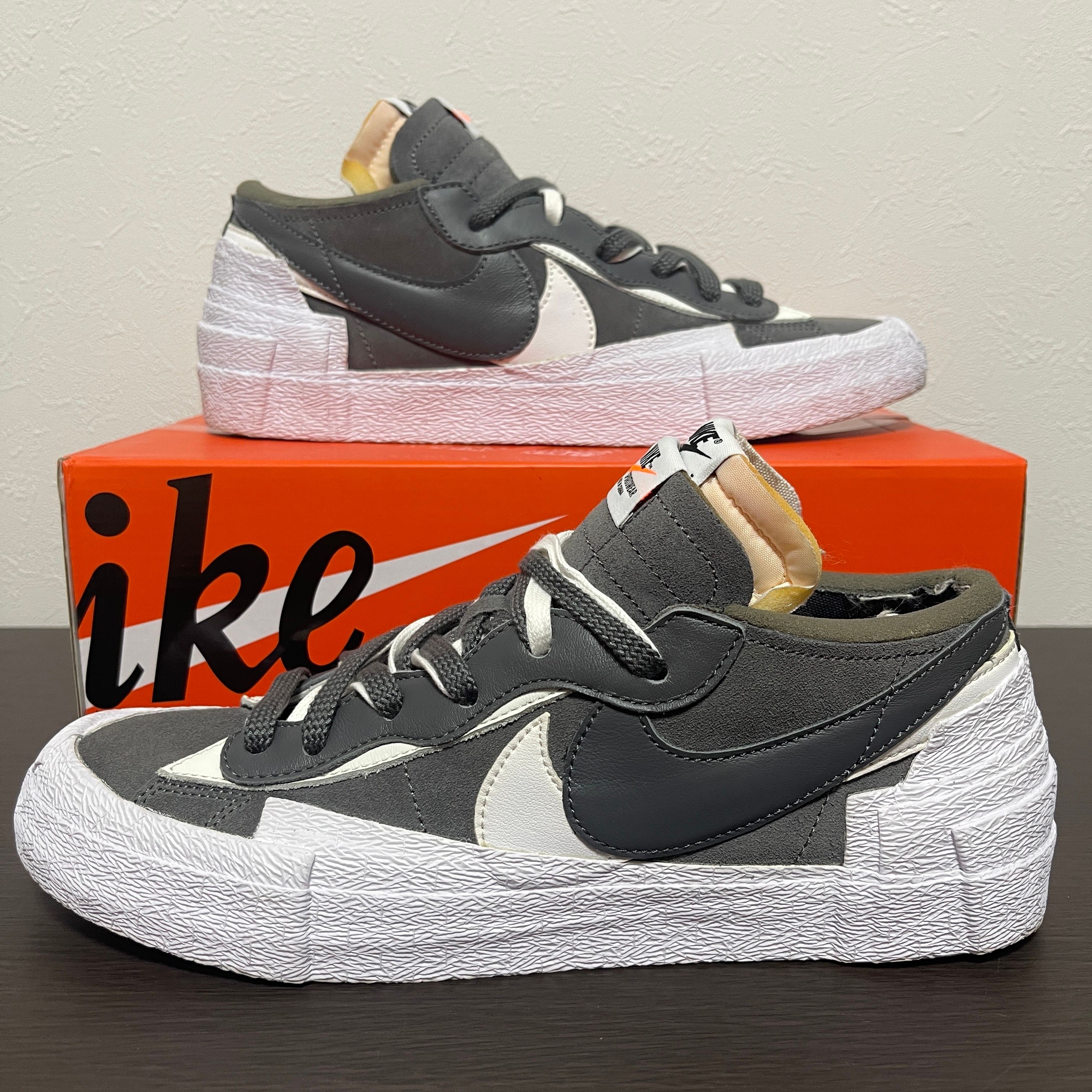 Sacai × Nike Blazer Low "Iron Grey"