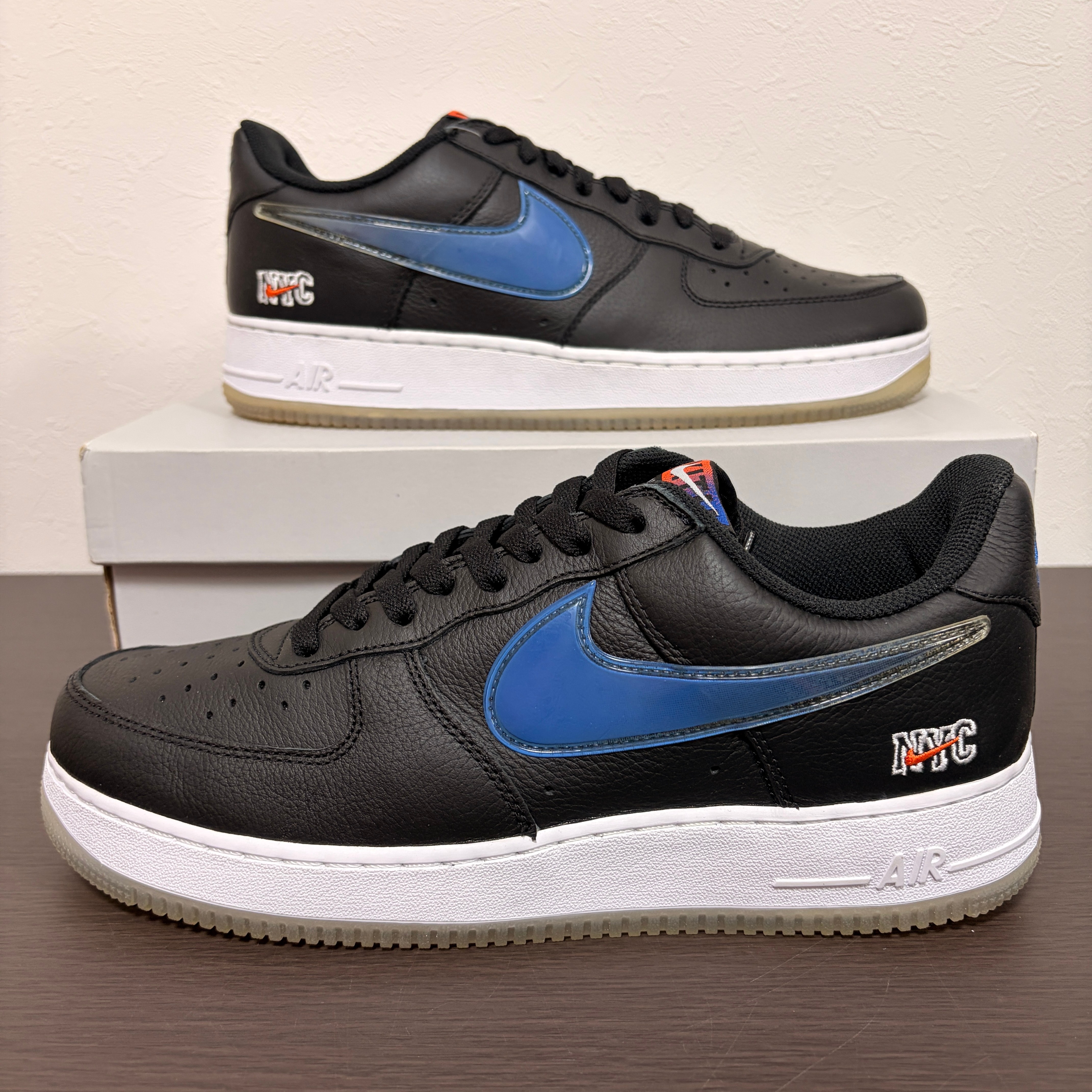 KITH × Nike Air Force 1 Low New York Knicks "Black/Brilliant Orange/Rush/Brilliant White"