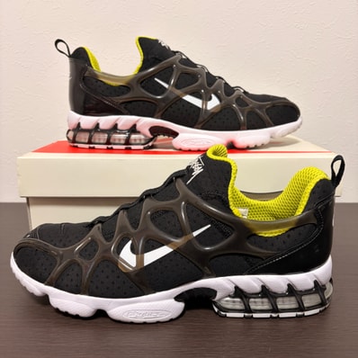 Stussy x Nike Air Zoom Kukini "Black/White/Bright Cactus"