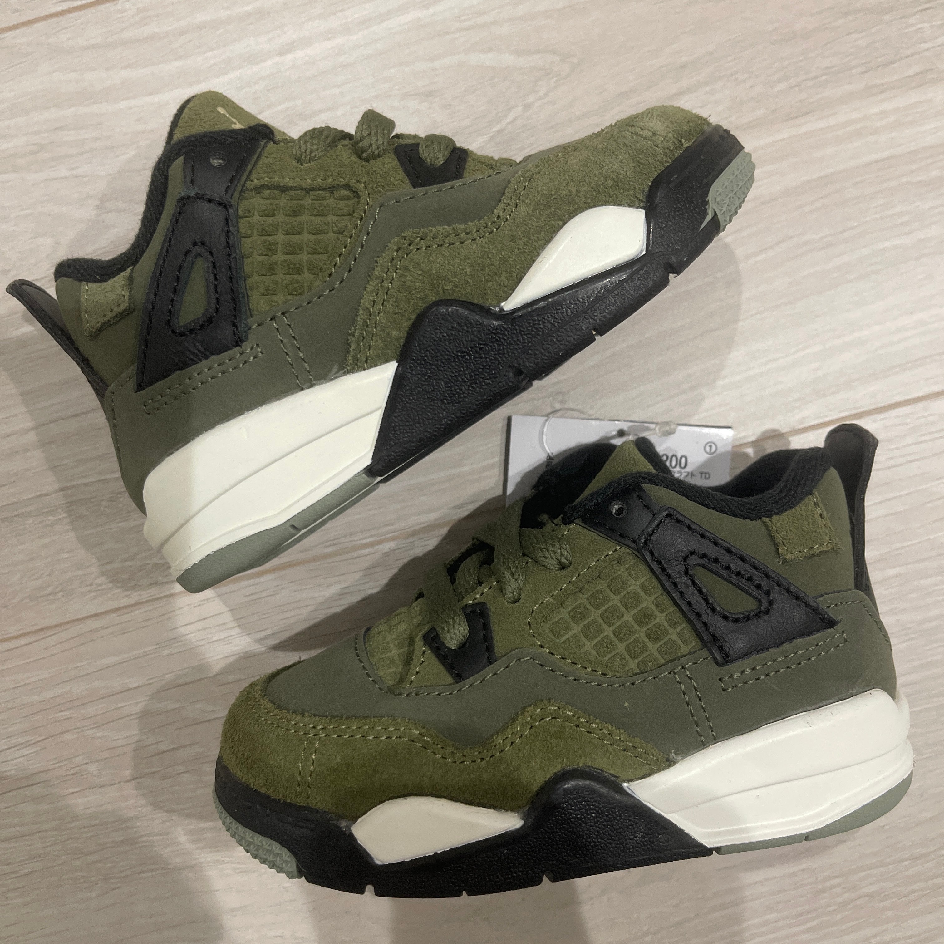 Nike TD Air Jordan 4 Retro SE Craft "Olive"