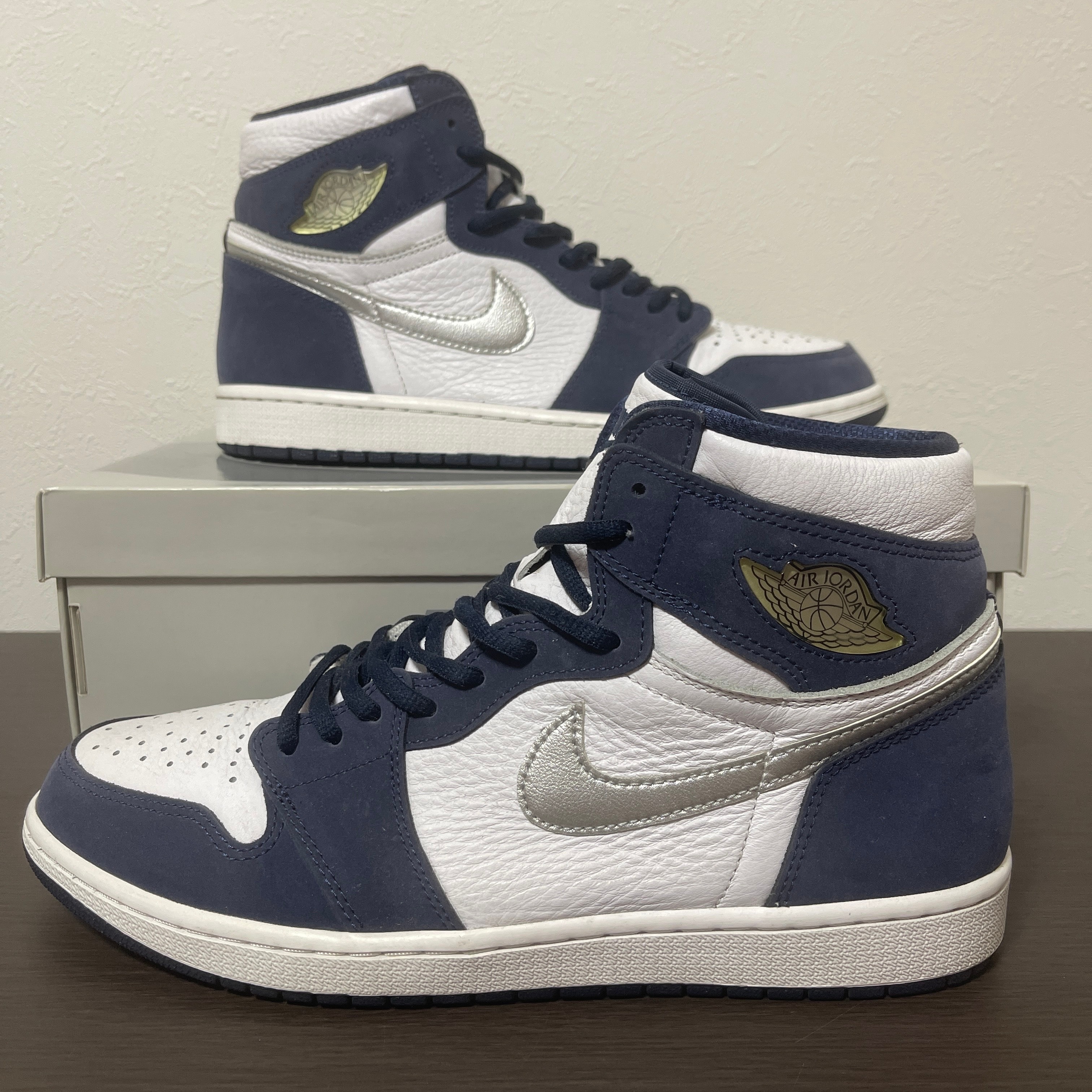 Nike Air Jordan 1 High OG CO.JP "White/Midnight Navy" (2020)(ブリーフケースなし)