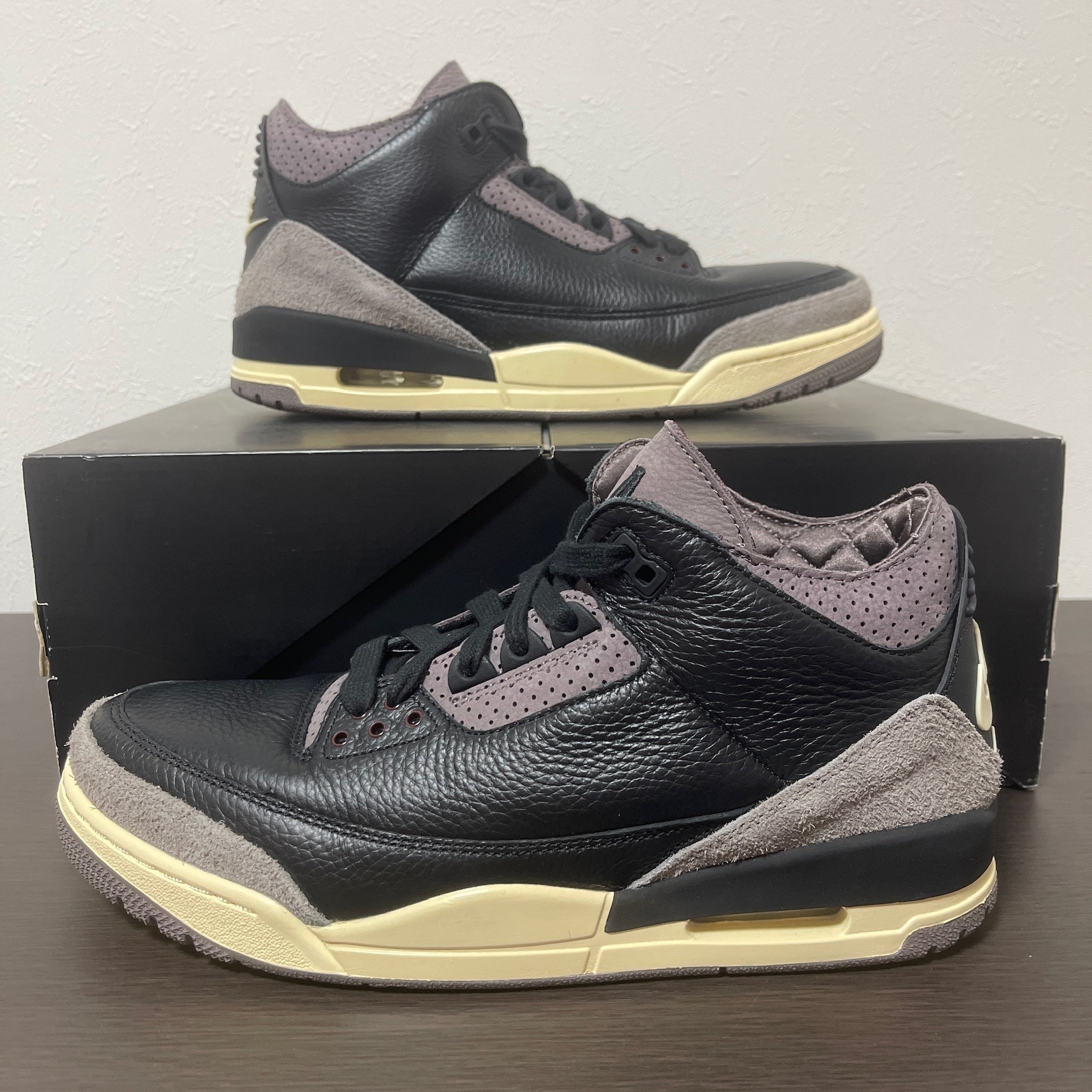 A Ma Maniere × Nike Women's Air Jordan 3 Retro OG SP "Black and Flat Pewter/WYWS"