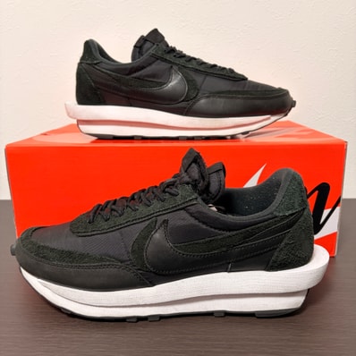 sacai × Nike LDV Waffle "Triple Black"