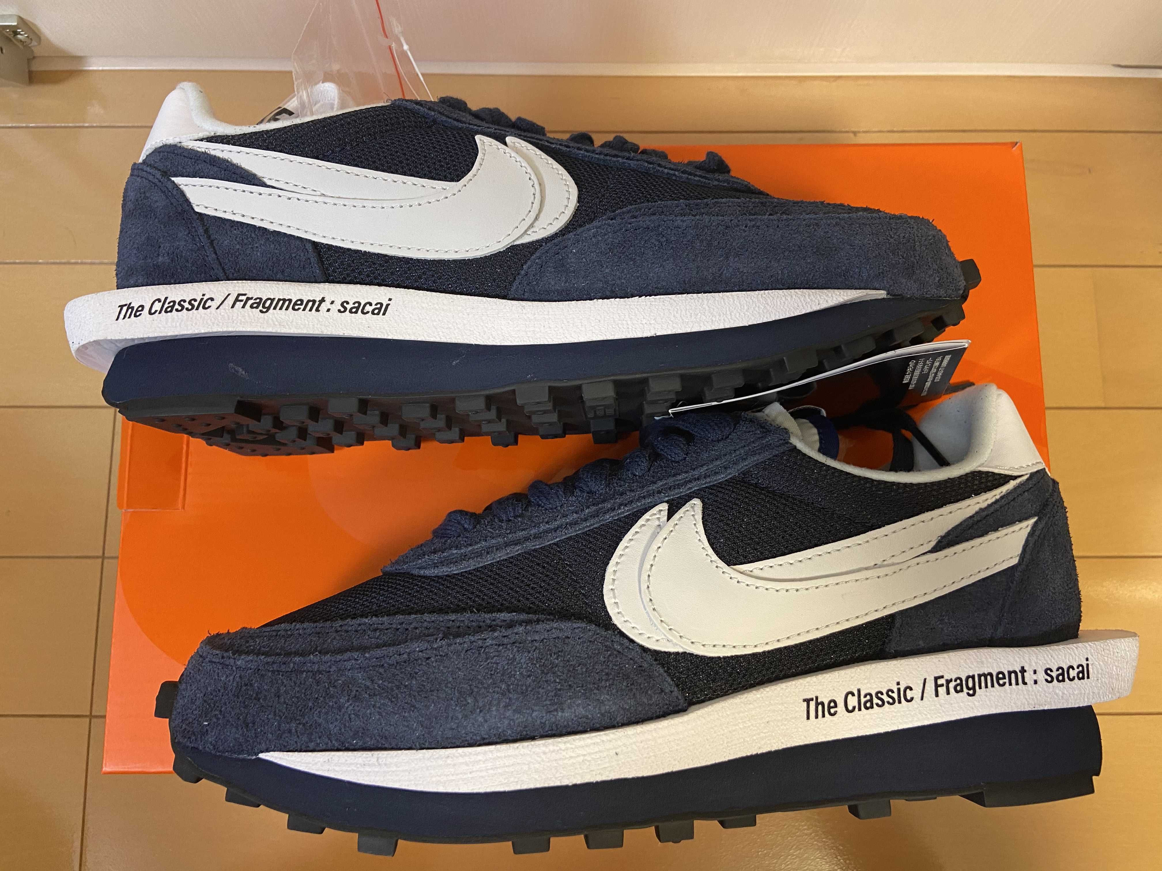 Fragment × sacai × Nike LD Waffle "Blackended Blue"