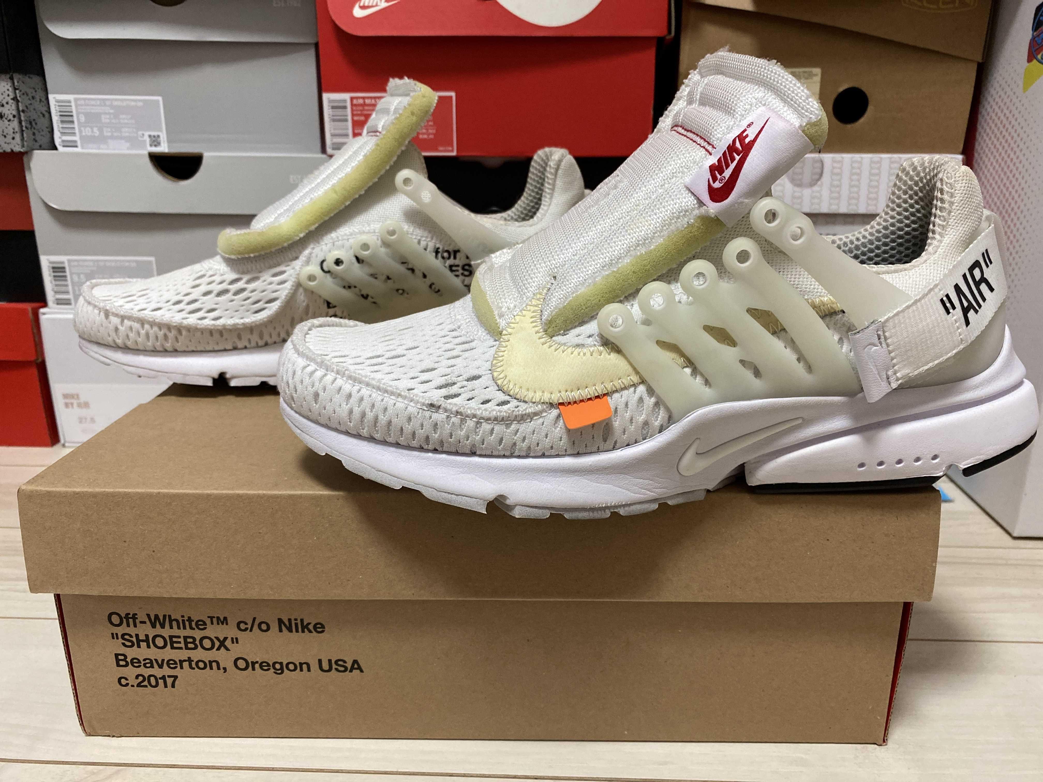 Off-White × Nike Air Presto "White/Black/Cone"