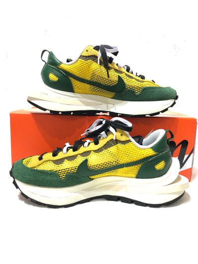 sacai × Nike Vapor Waffle "Tour Yellow/Stadium Green-Sail"