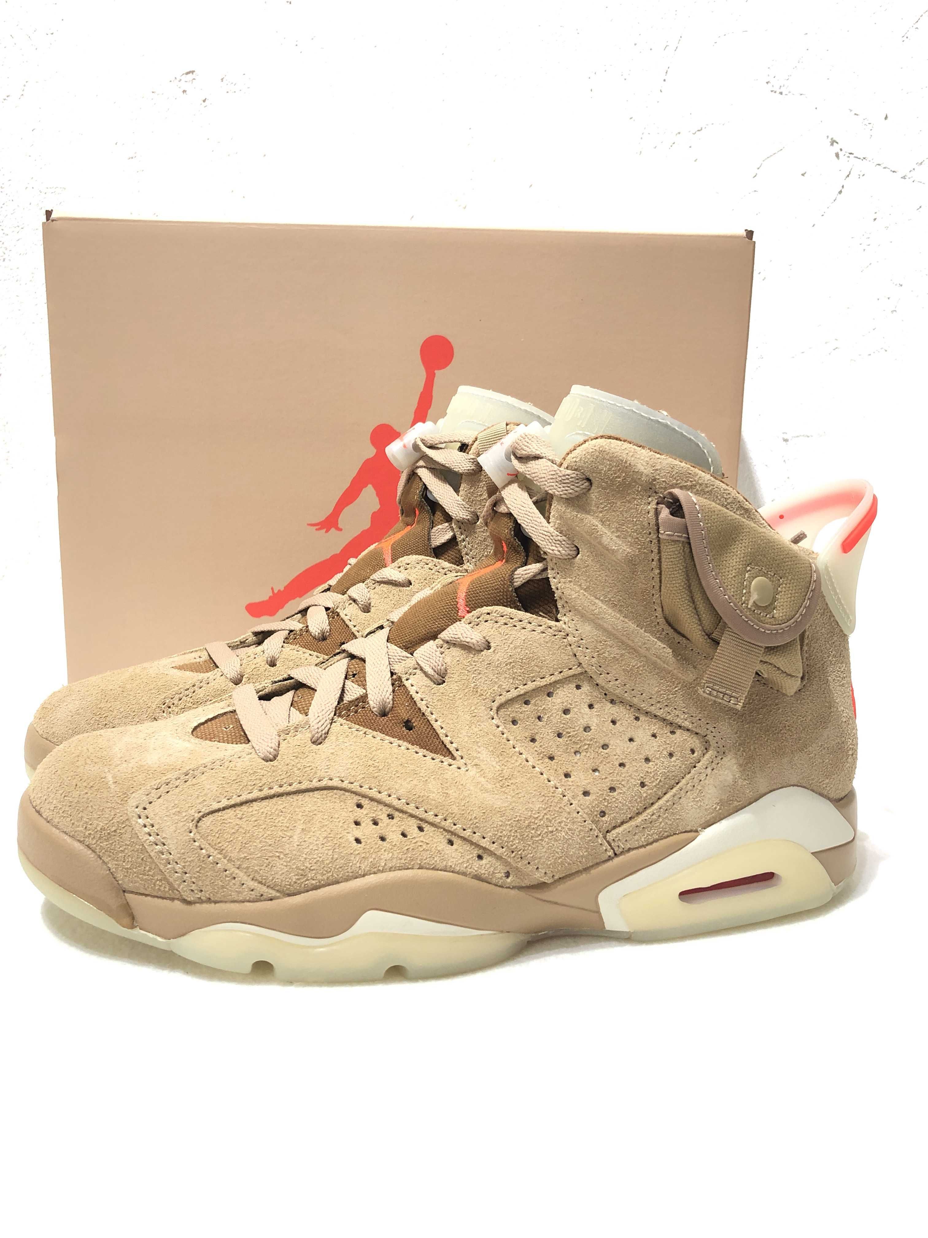 Travis Scott × Nike Air Jordan 6 "British Khaki"