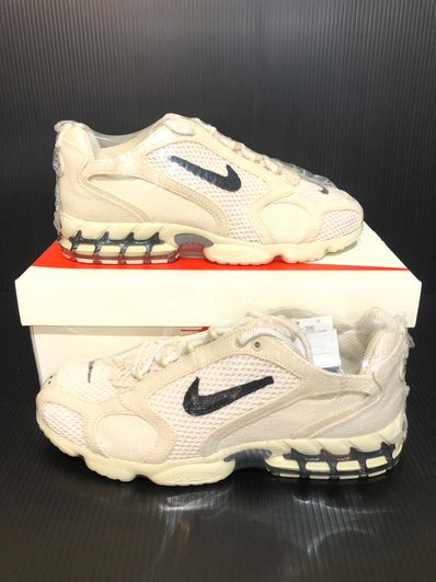 Stussy × Nike Air Zoom Spiridon CG 2 "Fossil/Black"