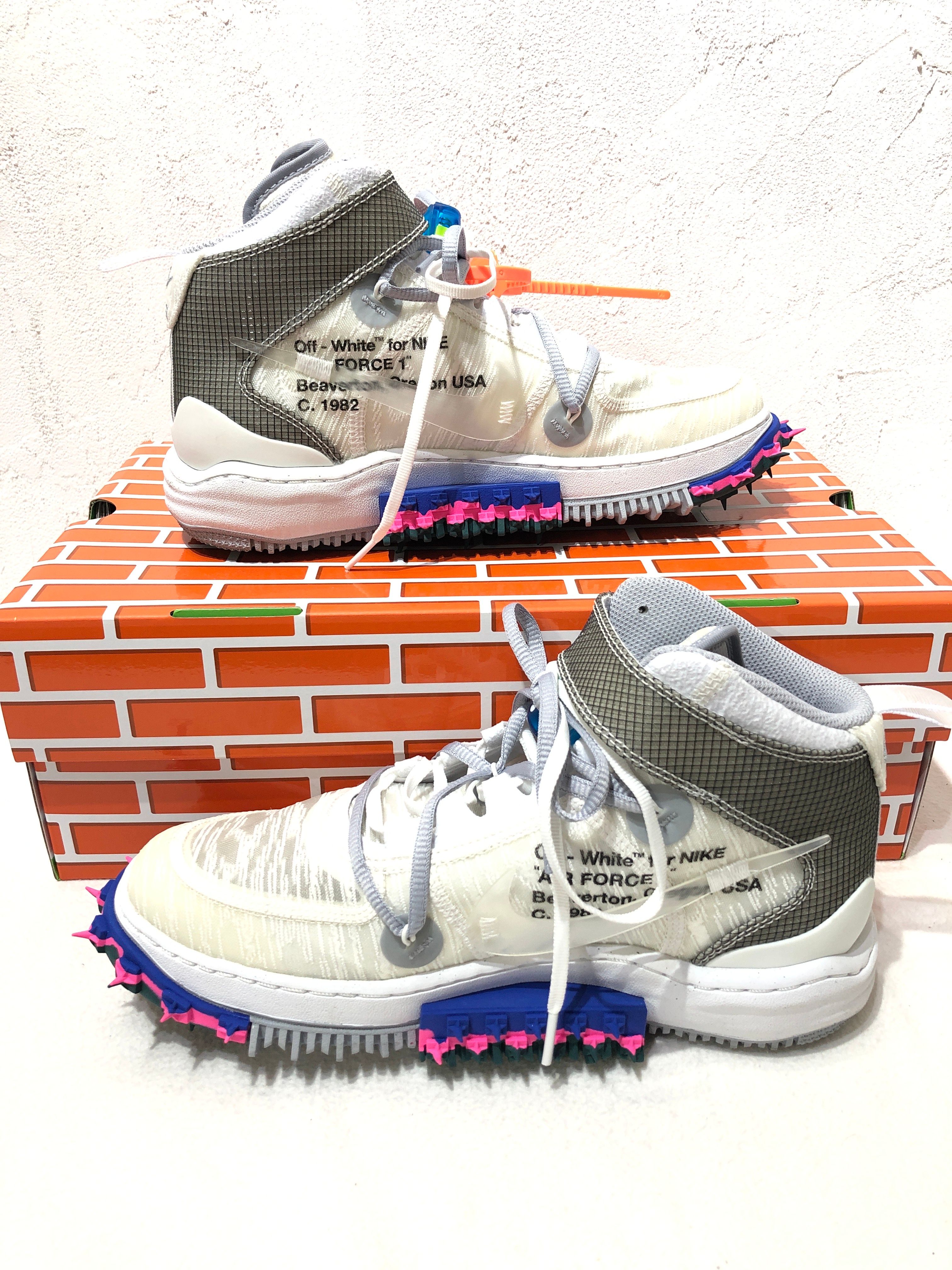 Off-White × Nike Air Force 1 Mid "White"