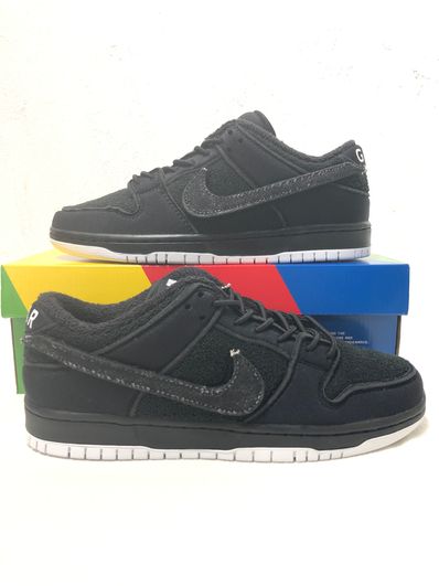 Gnarhunters × Nike SB Dunk Low "Black/White"