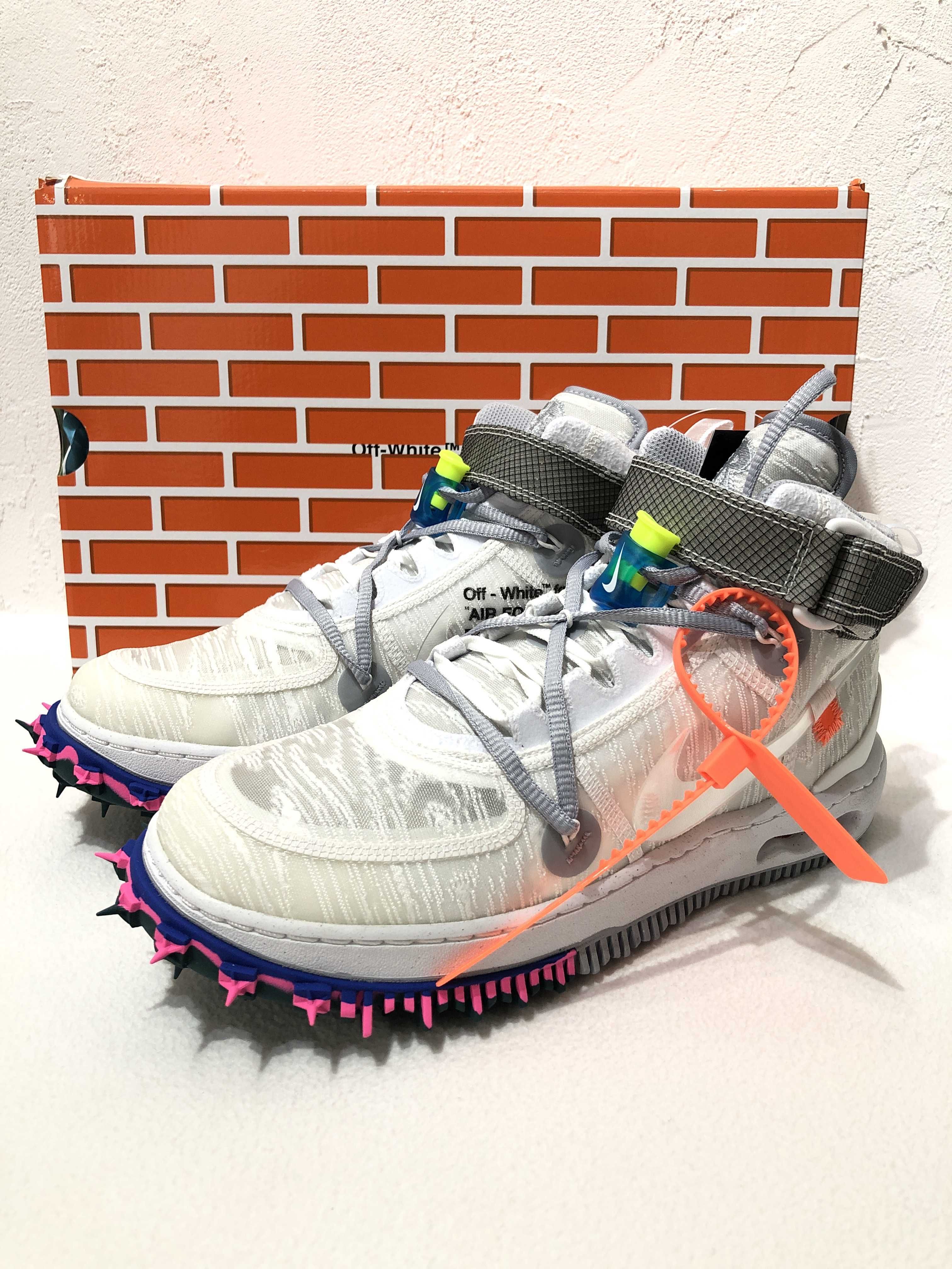 Off-White × Nike Air Force 1 Mid "White"