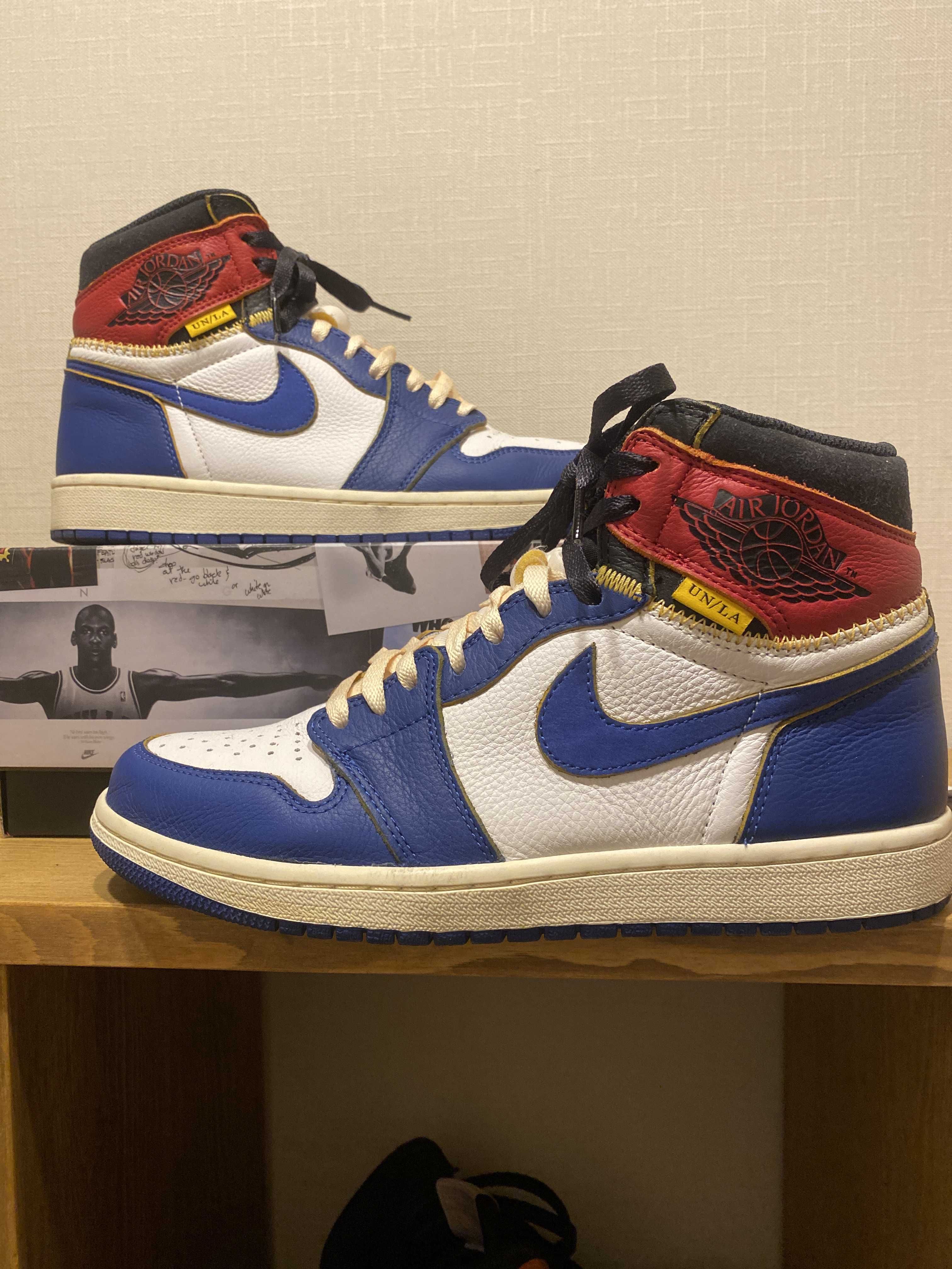 Union × Nike Air Jordan 1 Retro High OG NRG "Storm Blue/Varsity Red"