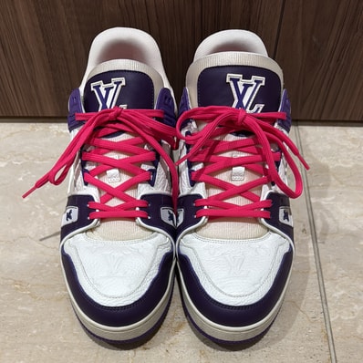 Louis Vuitton LV Trainer Sneaker "White/Purple"