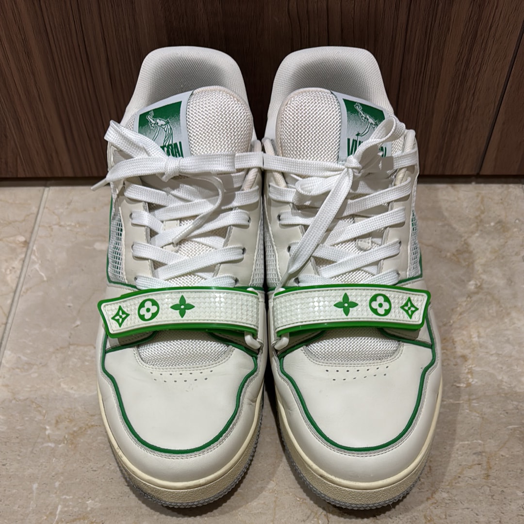 LOUIS VUITTON TRAINER LINE SNEAKER VEIL "Green"