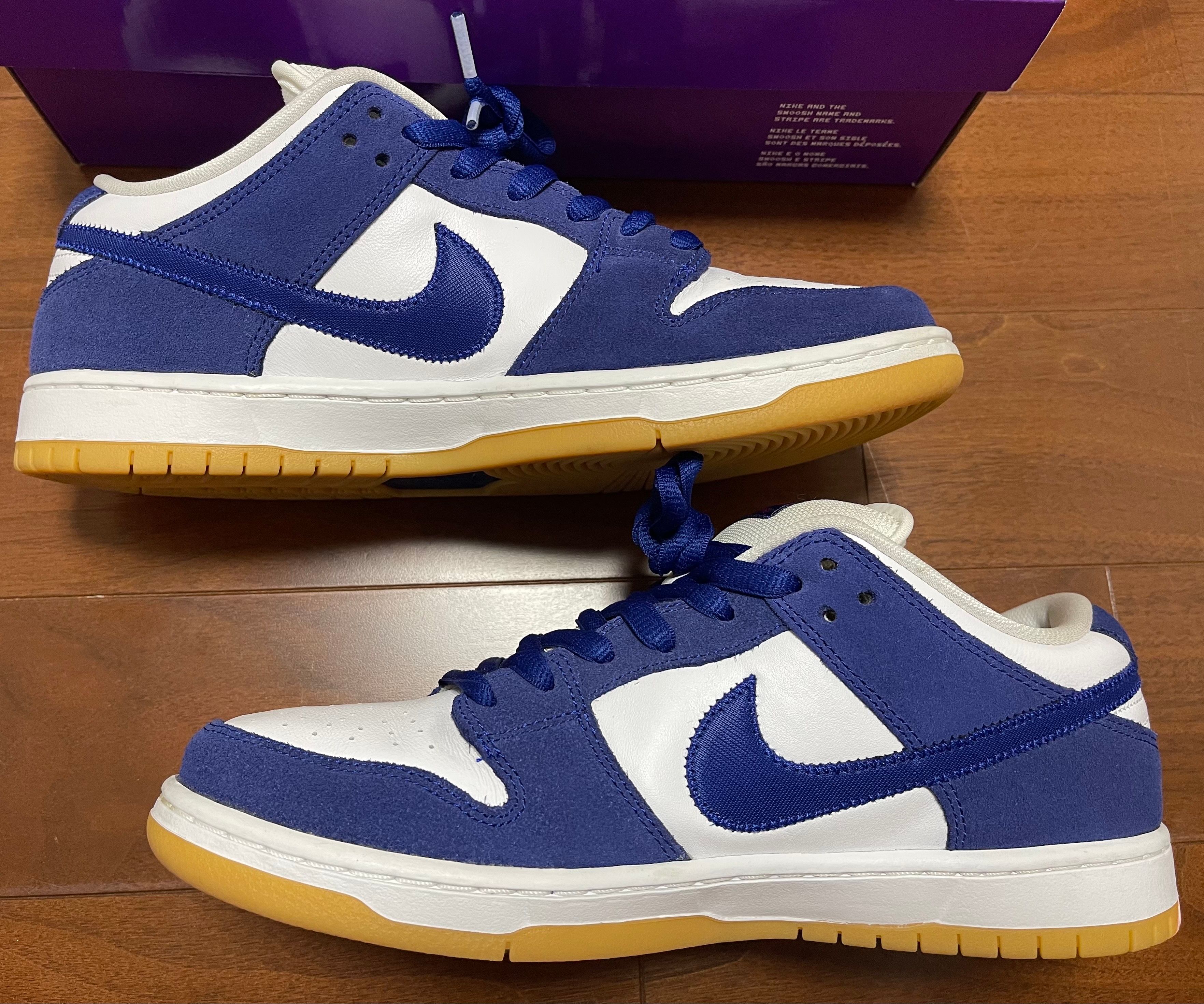 Nike SB Dunk Low "Los Angeles Dodgers/Deep Royal Blue"