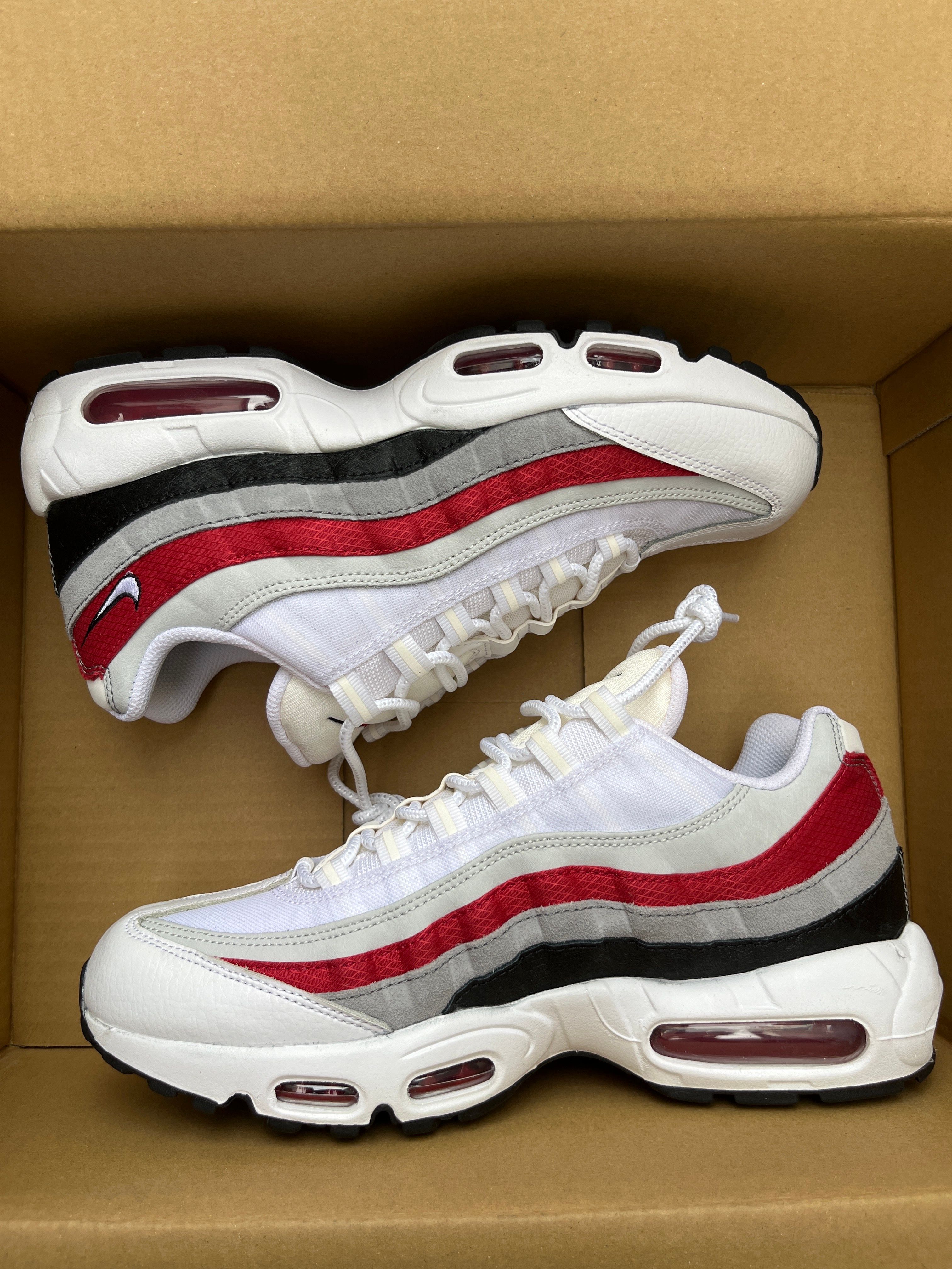 Nike Air Max 95 "White/Red/Grey"