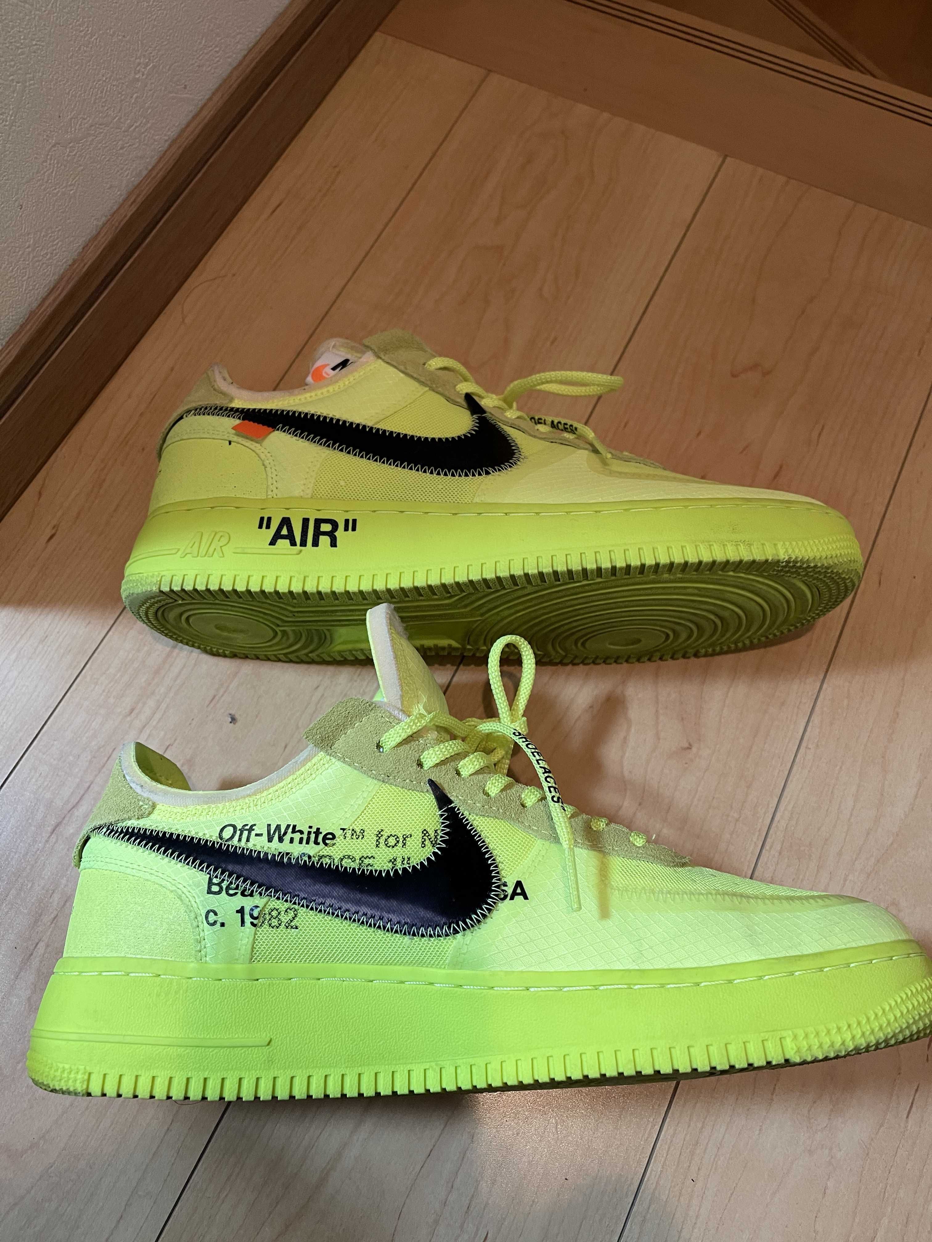 Off-White × Nike Air Force 1 Low "Volt"