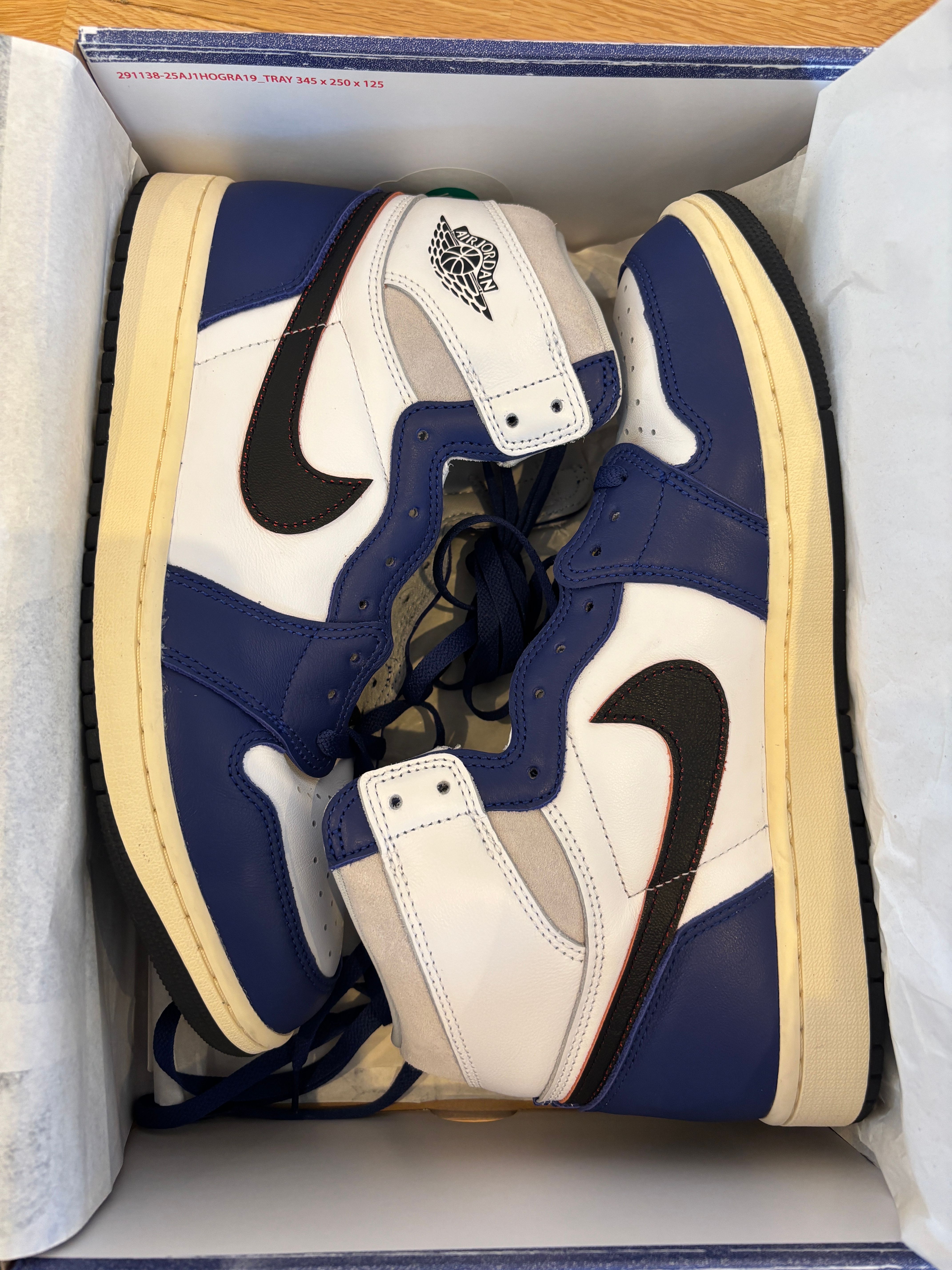 Nike Air Jordan 1 High OG Rare Air "Deep Royal Blue"