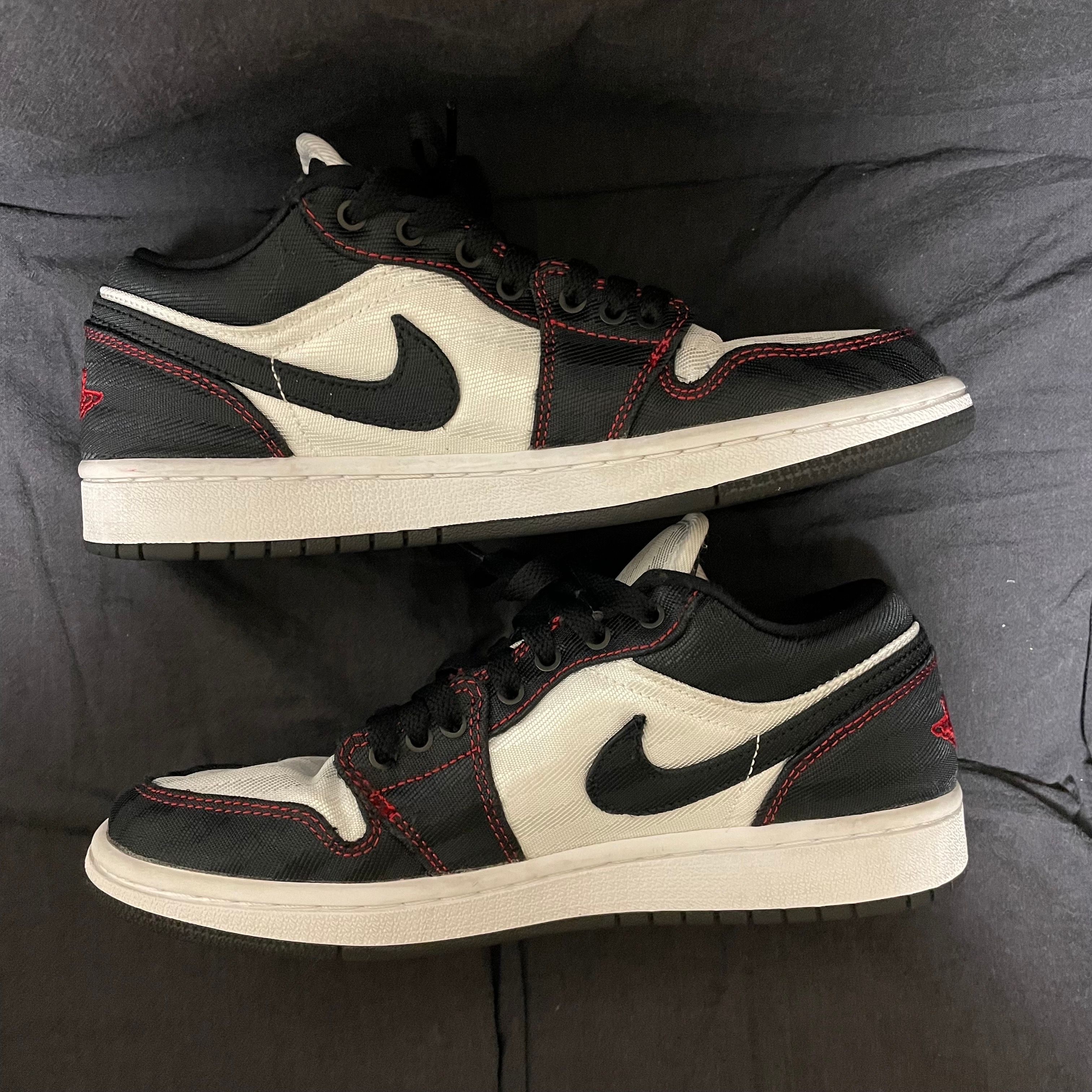 Nike Women's Air Jordan 1 Low SE UTL "Black/White/Gym Red"