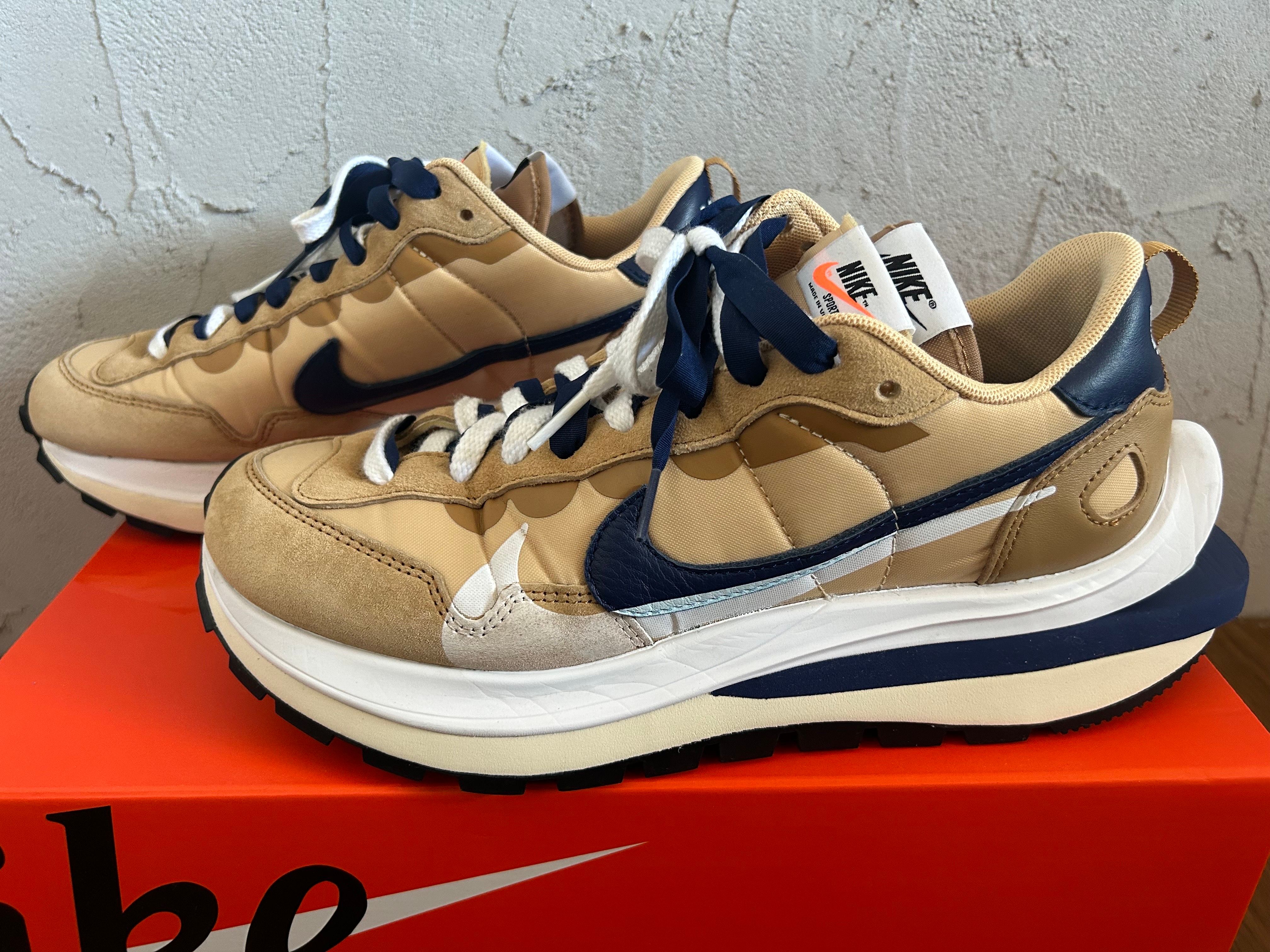 Sacai × Nike Vapor Waffle "Sesame And Blue Void"