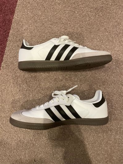 adidas Samba OG "Cloud White/Core Black/Clear Granite"