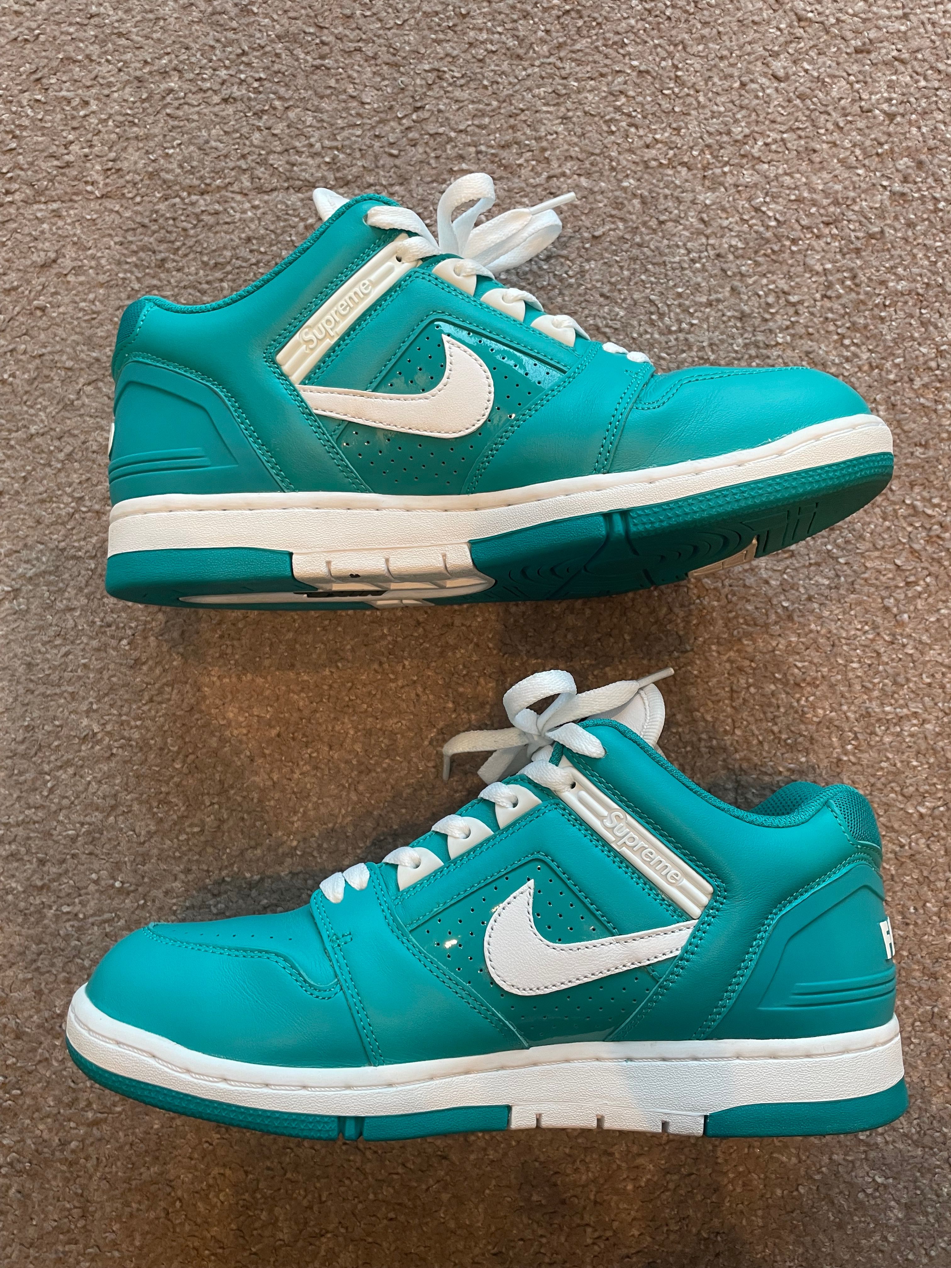 Supreme × Nike SB Air Force 2 Low "New Emerald"