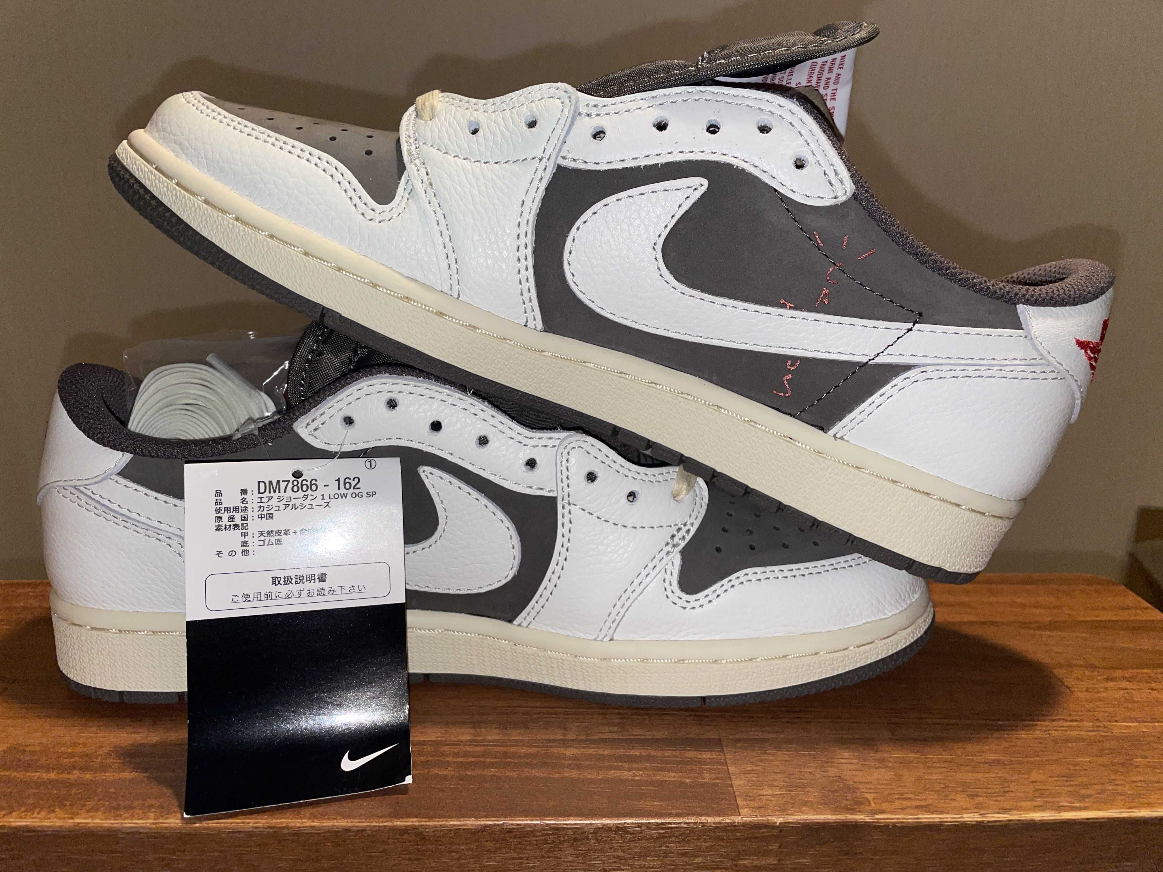 Travis Scott × Nike Air Jordan 1 Low OG SP "Reverse Mocha/Sail and Ridgerock"