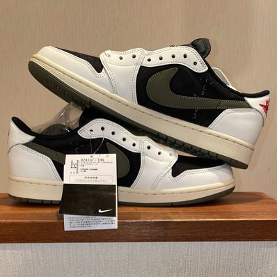 Travis Scott × Nike Women's Air Jordan 1 Low OG "Medium Olive"