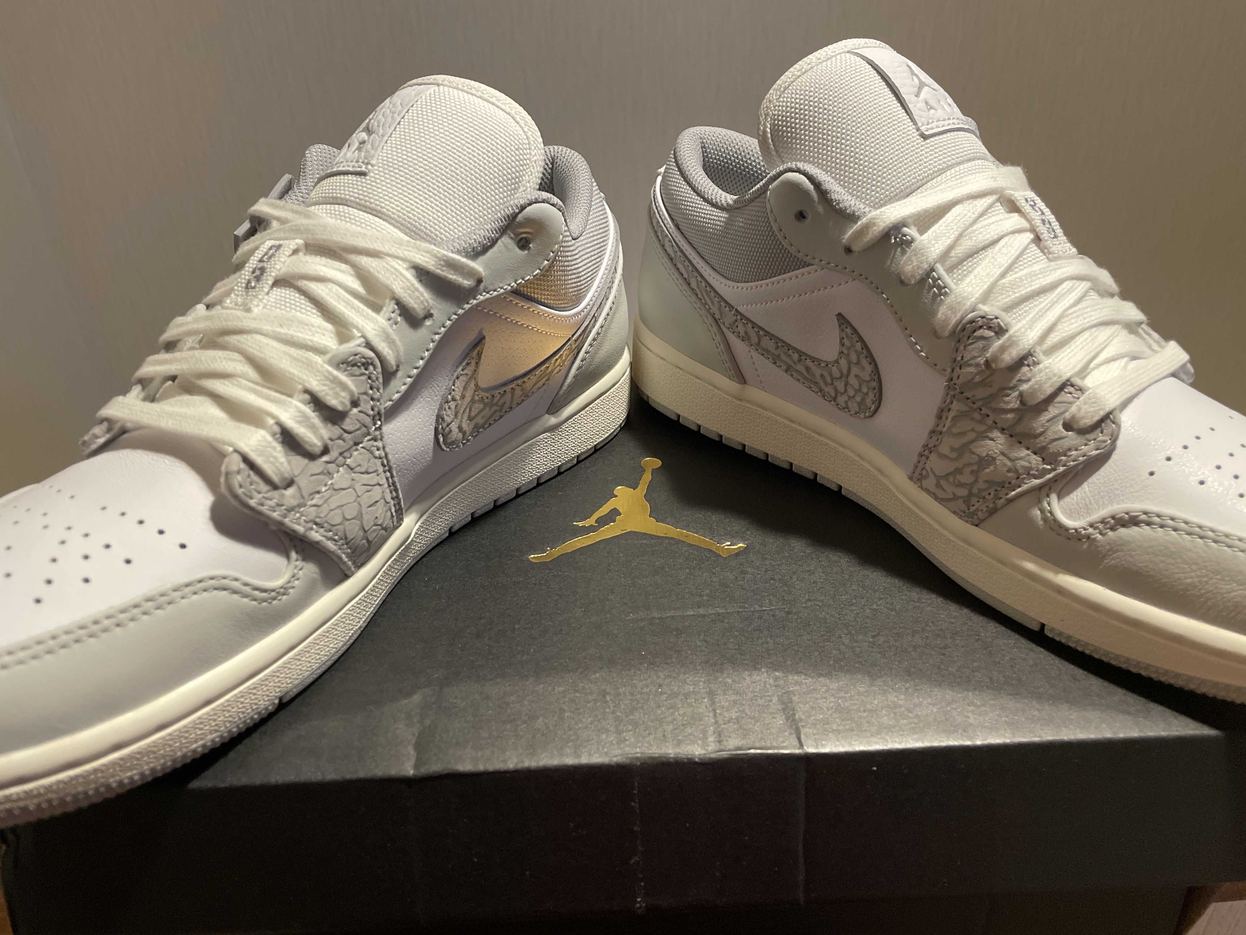 Nike Air Jordan 1 Low PRM "Elephant Print/Safari"