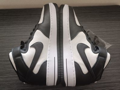 Stussy × Nike Air Force 1 Mid "Black and Light Bone"