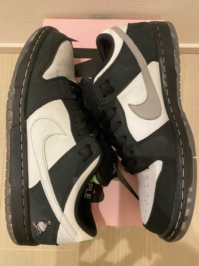 STAPLE × Nike SB Dunk Low "Pigeon Black/White"