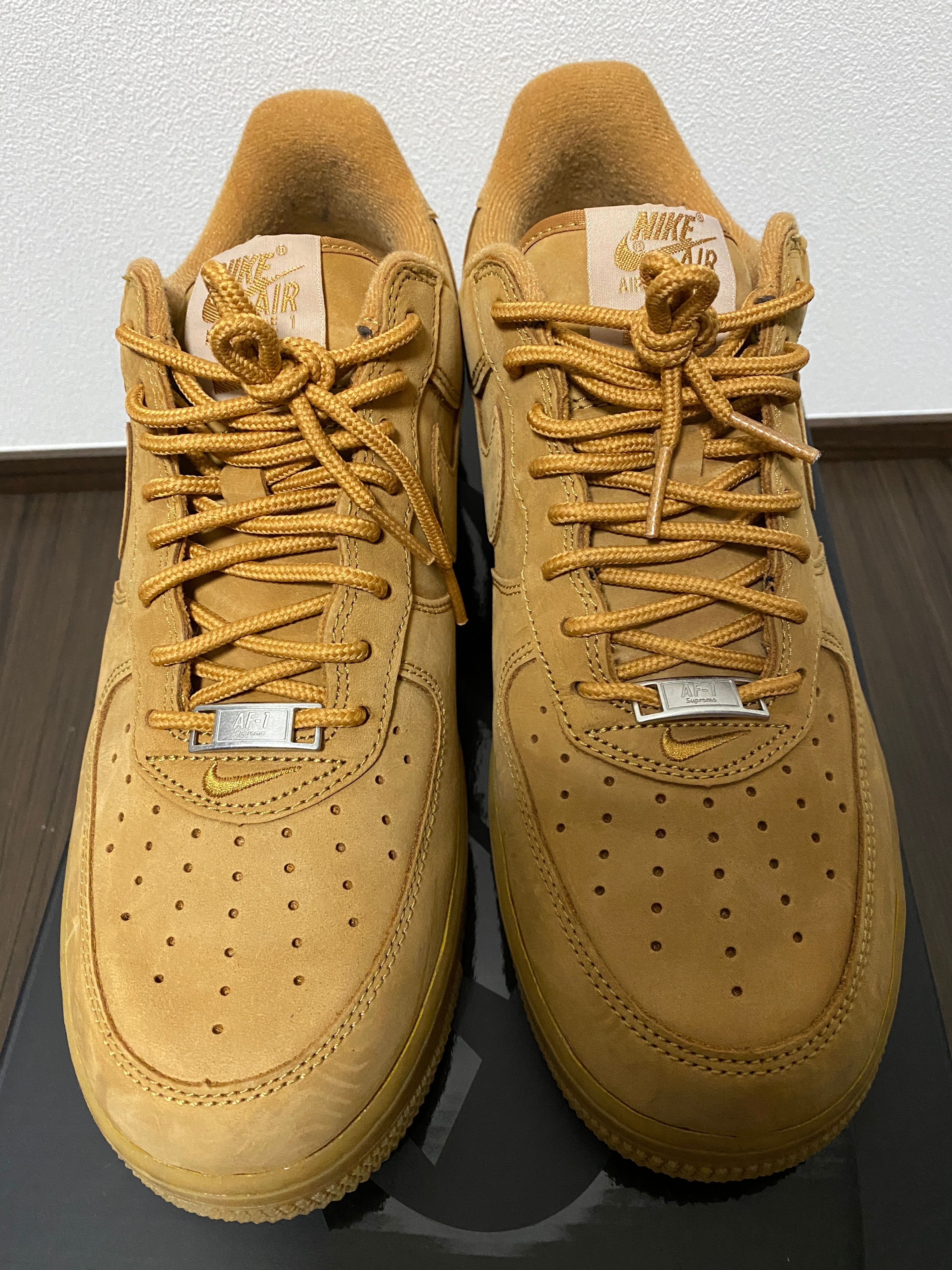Supreme × Nike Air Force 1 Low "Flax/Wheat"