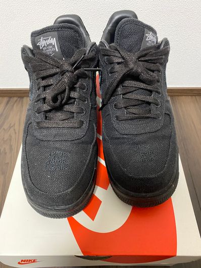 Stussy × Nike Air Force 1 Low "Triple Black"