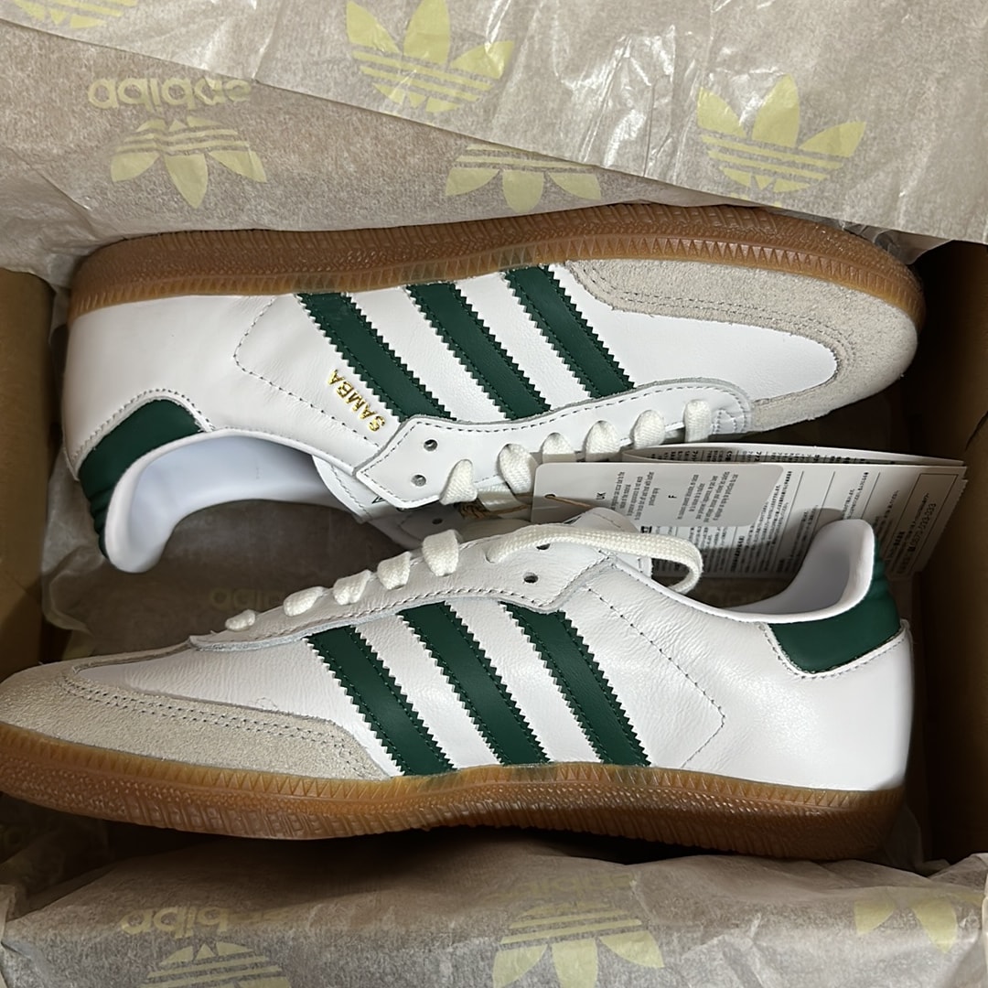 adidas Samba Team "Footwear White/College Green"