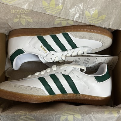 adidas Samba Team "Footwear White/College Green"