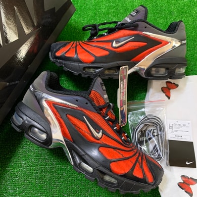 SKEPTA × NIKE AIR MAX TAILWIND V "BLACK/CHROME RED"