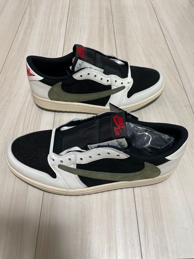 Travis Scott × Nike Women's Air Jordan 1 Low OG "Medium Olive"